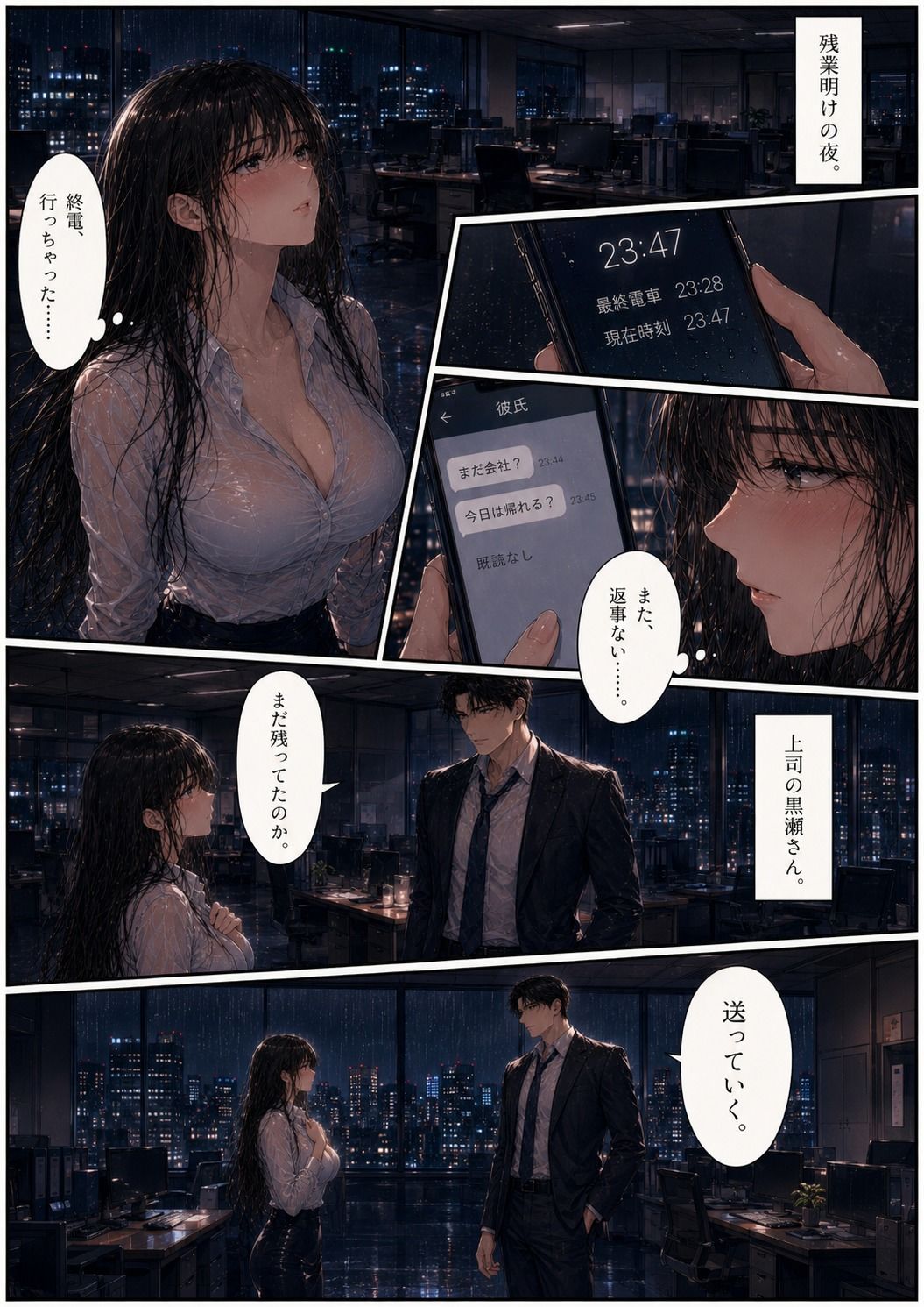 終電後の境界線 - サンプル画像 2