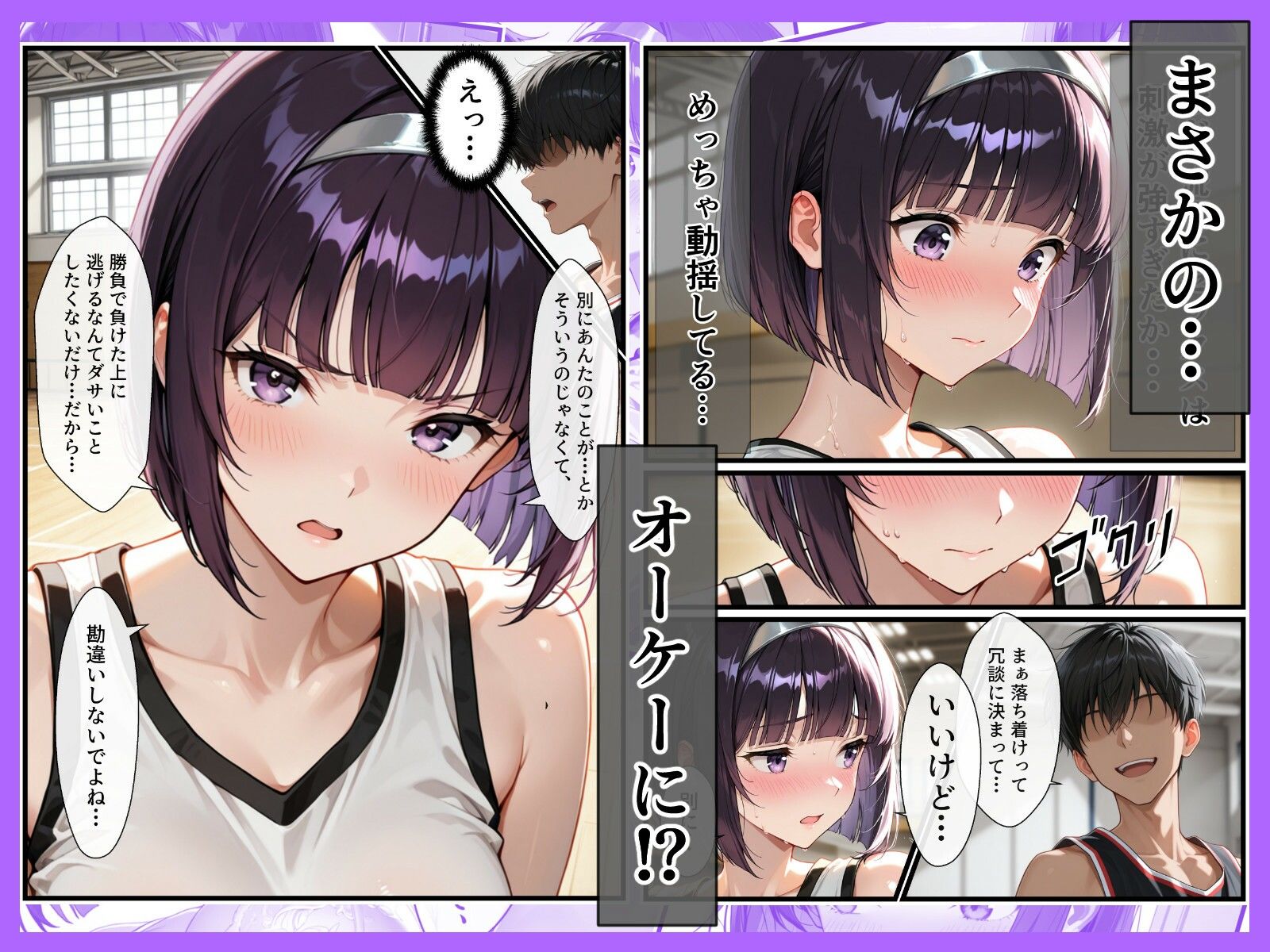 ツンデレバスケ部の心をスティールしてイチャラブセックスした話 - サンプル画像 3