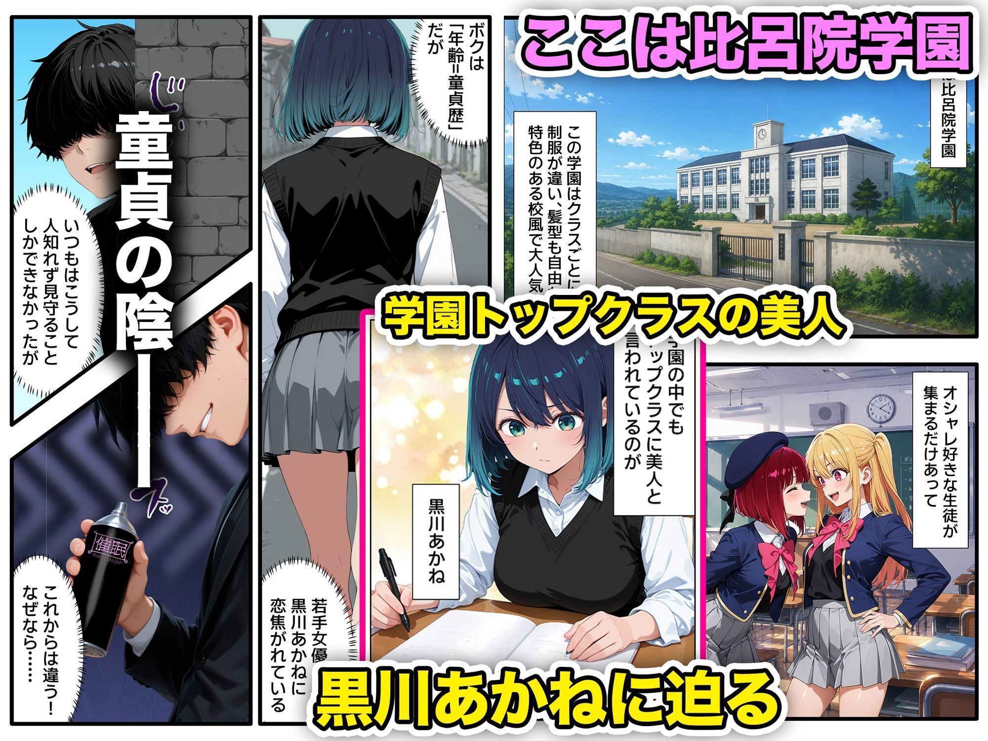 催●スプレーで堕とした彼氏持ちの天才女優が、催●解けても自分からアナル拡げるメスになった件 - サンプル画像 1