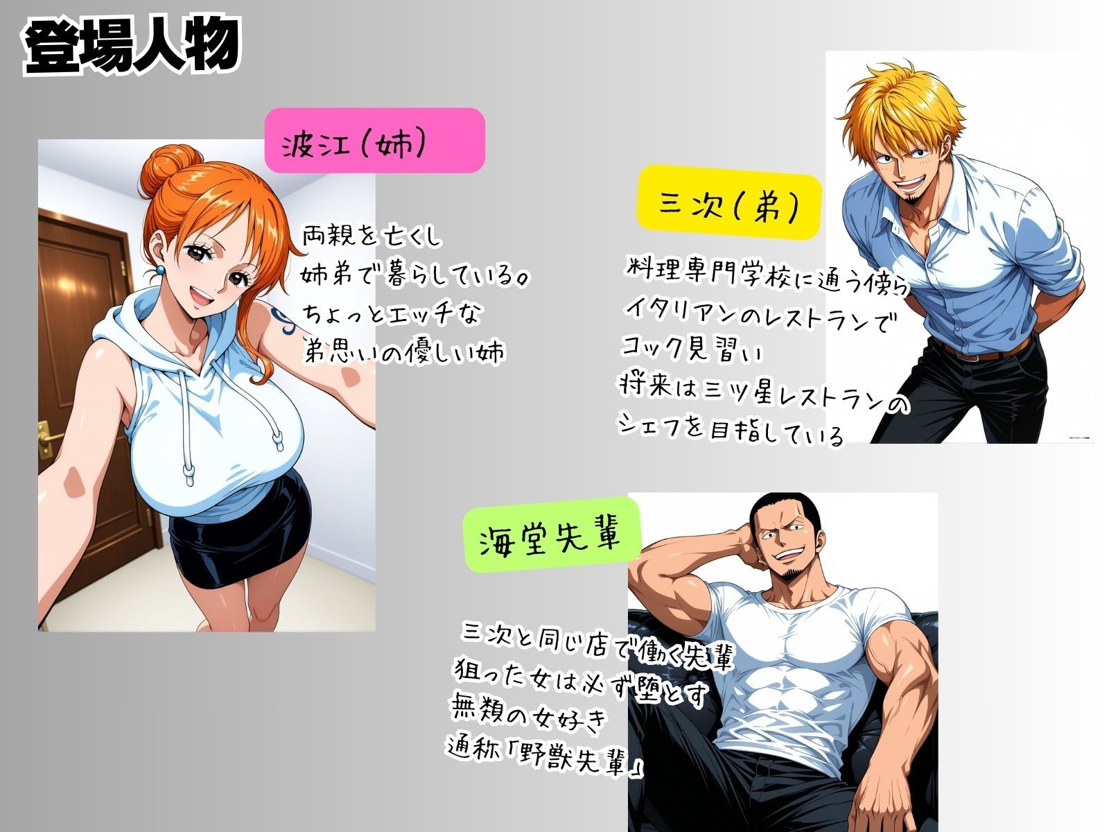 【異世界転生】バ先の野獣先輩に俺の姉貴を紹介したらセックス依存症にされた話【後編】 - サンプル画像 1