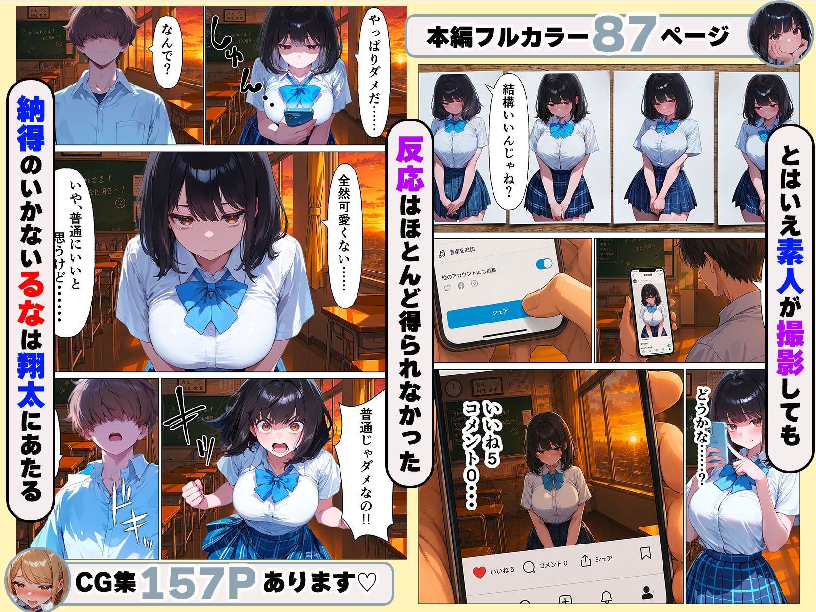 元地味だった幼馴染ギャルが人気インフルエンサーになっても俺とイチャラブセックスする話 - サンプル画像 4