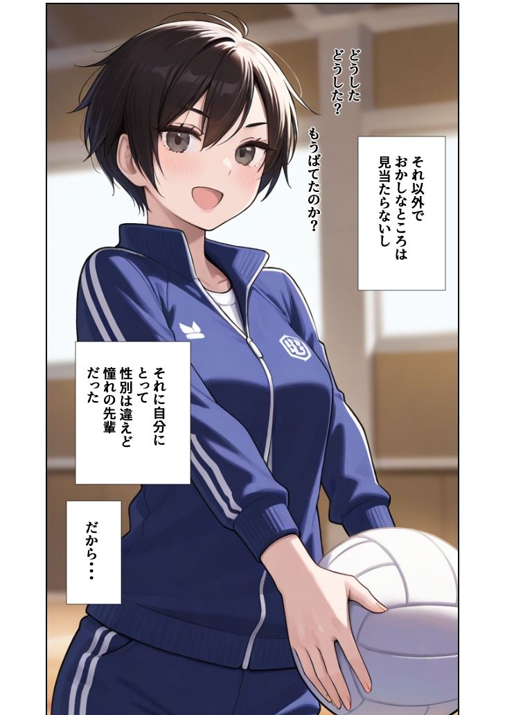 ボーイッシュな先輩に告白したら性奴●にされた話 - サンプル画像 4