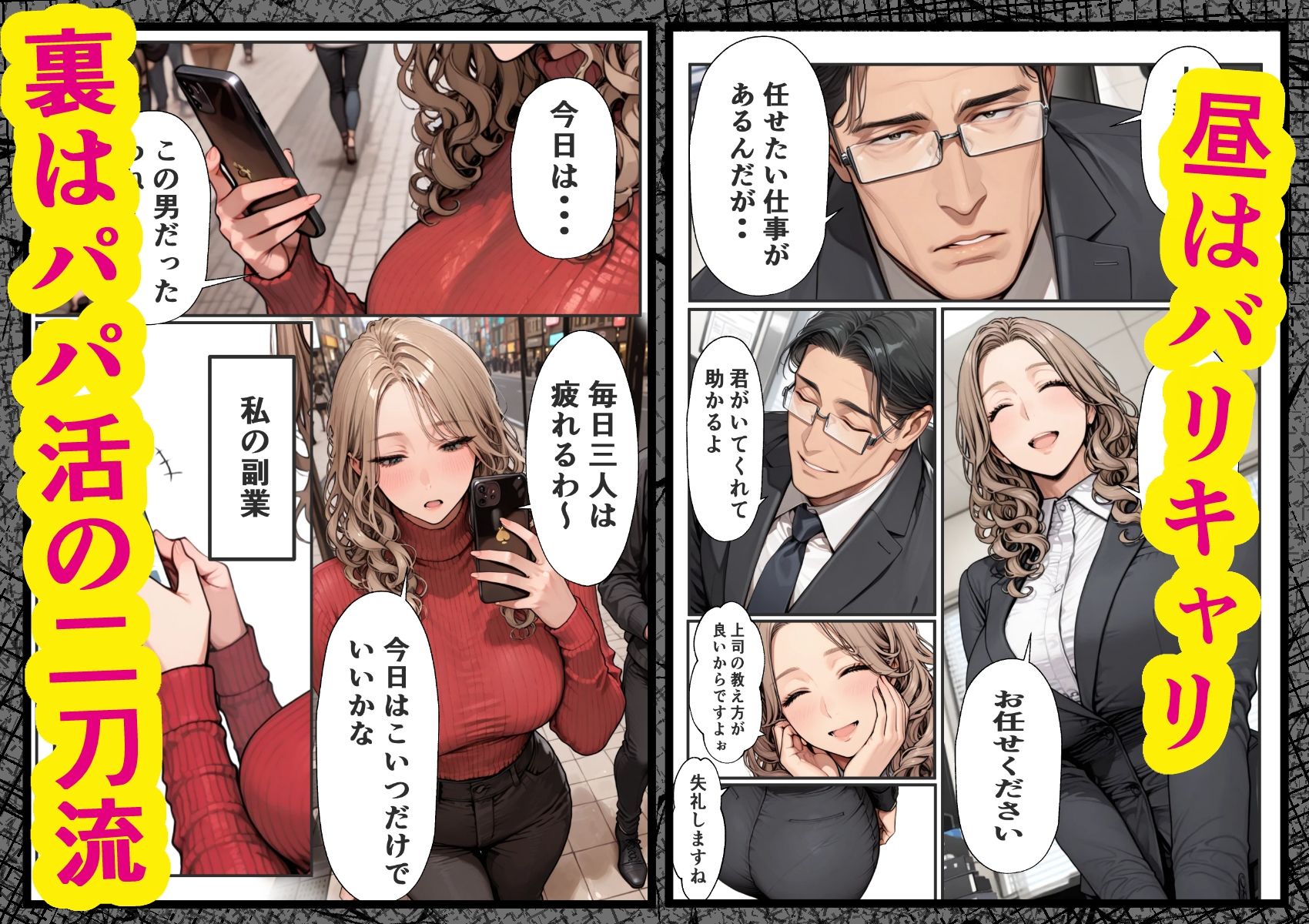 パパ活狩り。バリキャリ爆美女を全破壊する話 - サンプル画像 2