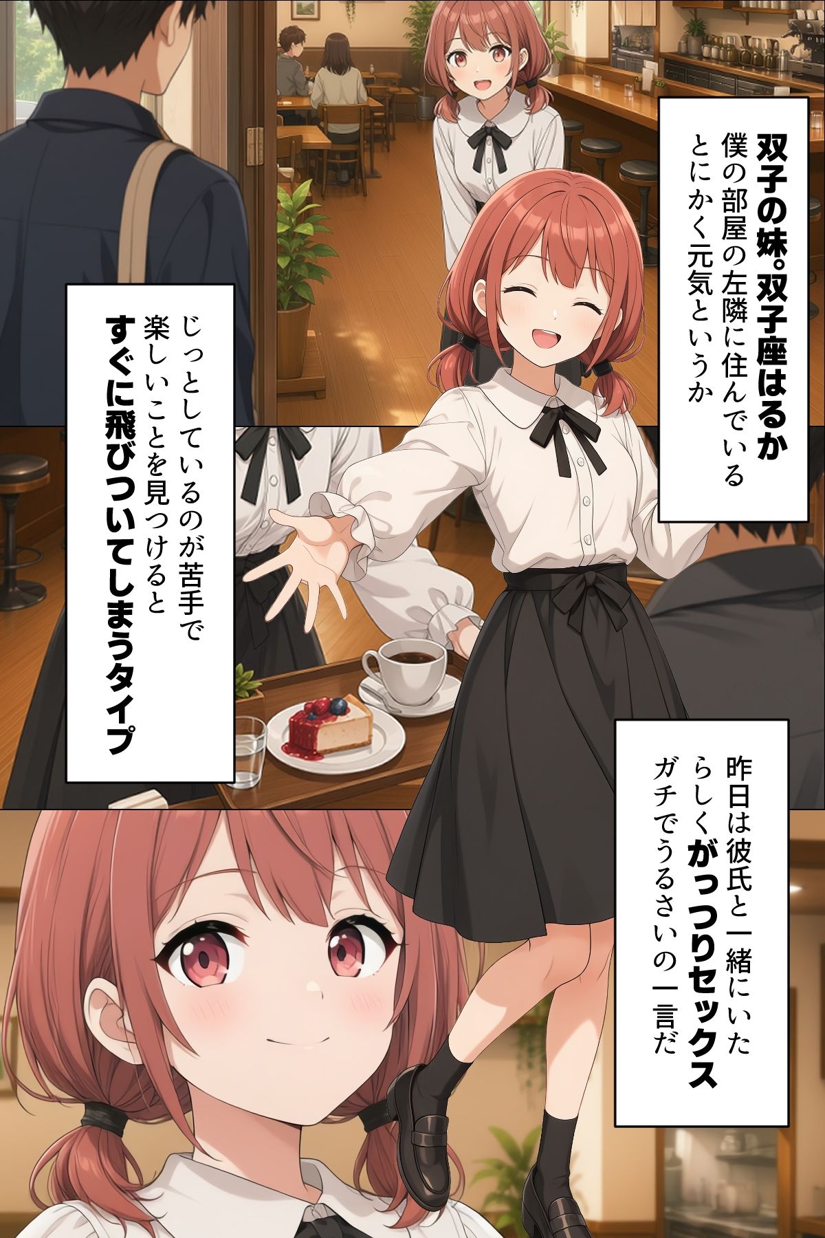 【漫画】なんで僕の隣の部屋にバイト先の双子姉妹が引っ越してくるんだよ - サンプル画像 6
