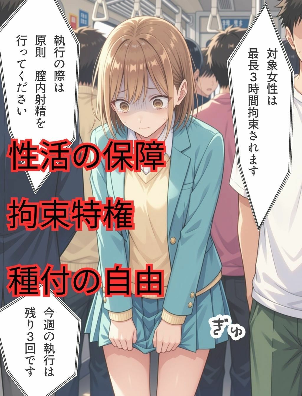 弱者男性救済法（鹿●千夏編） - サンプル画像 5