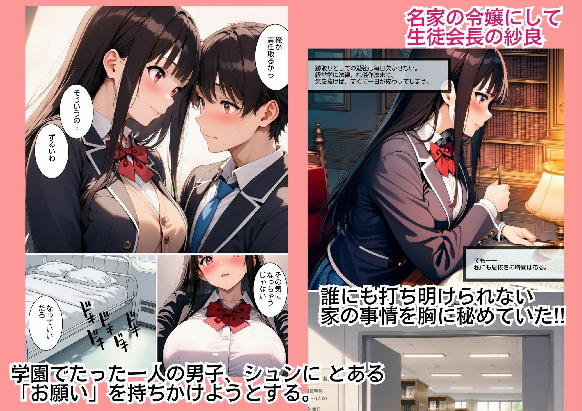 俺だけ男子の種付け共学デビュー！〜ギャルとお嬢様は処女のくせにめちゃくちゃエロかった〜 - サンプル画像 6