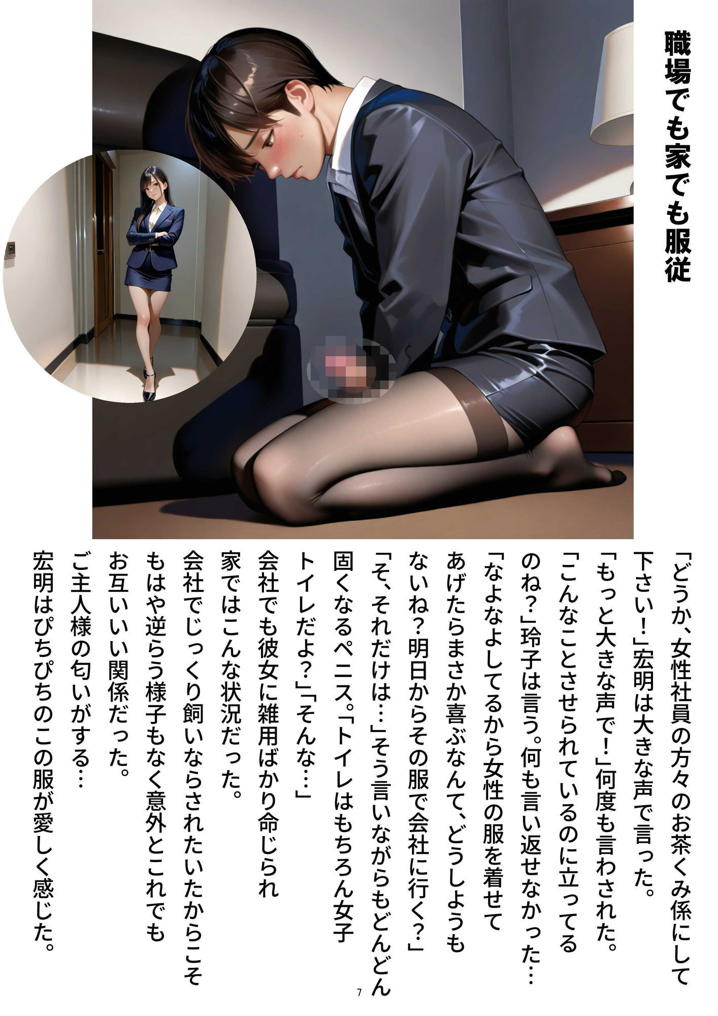 ご主人様の日常 僕は彼女の下僕です  〜S女性に支配される女装M男の主従生活〜  VOL.3 - サンプル画像 2