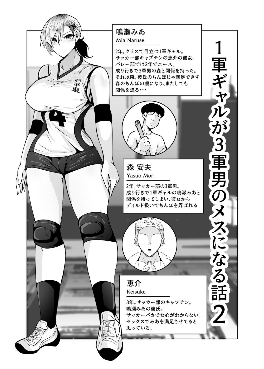 1軍ギャルが3軍男のメスになる話2 - サンプル画像 2