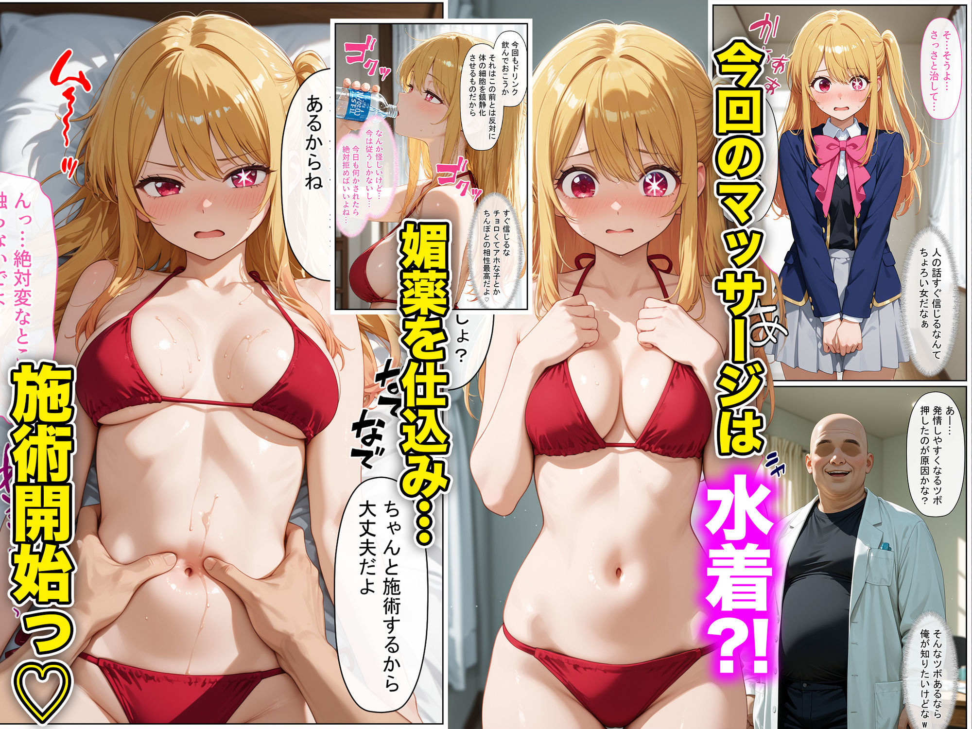 現役JKアイドルが媚薬マッサージに沼って自らおかわりを求めメスになった話 〜後編〜 - サンプル画像 2