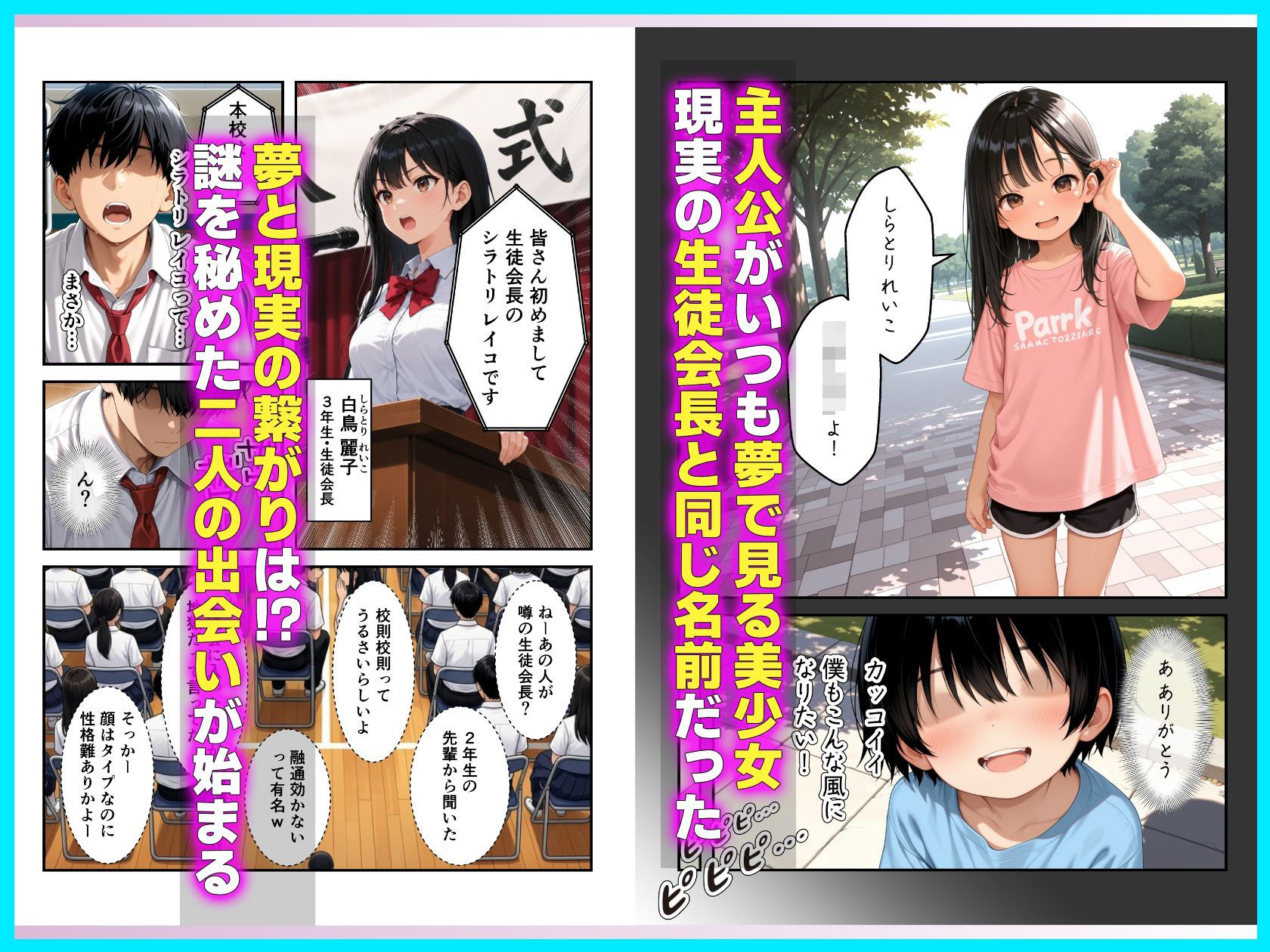 強気で嫌われ生徒会長は俺にだけあまあま_何度もイチャラブ生ハメセックス - サンプル画像 1