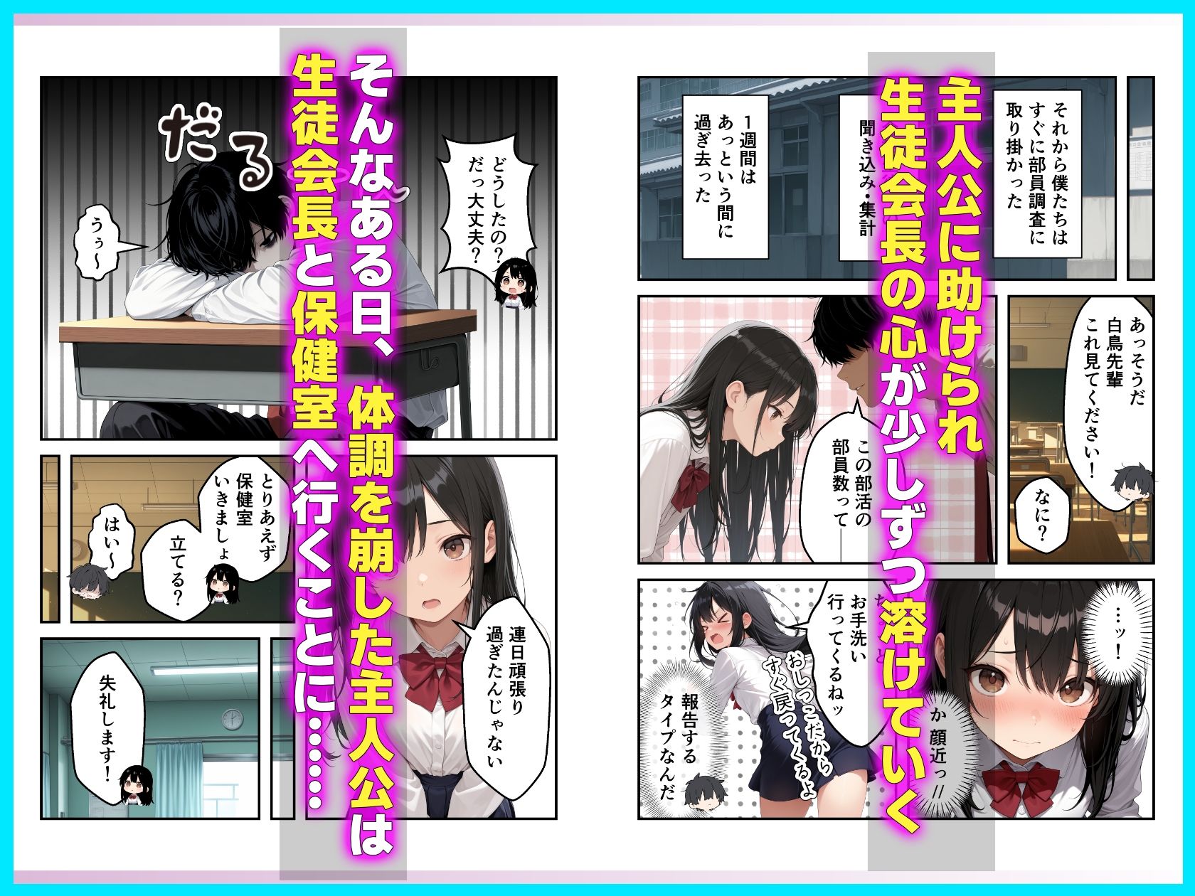 強気で嫌われ生徒会長は俺にだけあまあま_何度もイチャラブ生ハメセックス - サンプル画像 3