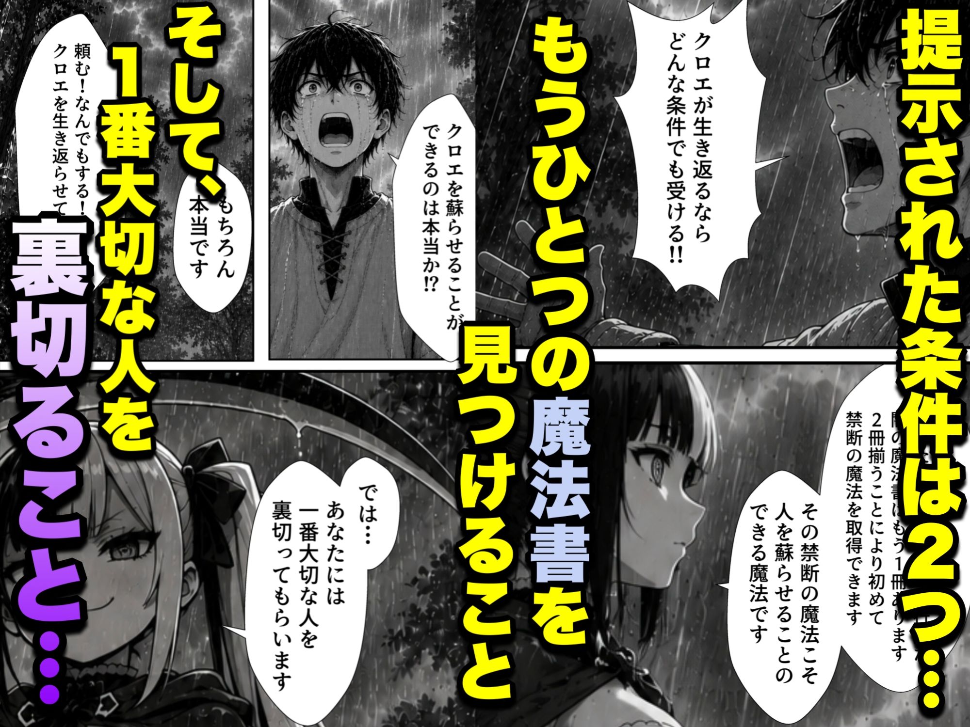 勇者パーティに処刑された闇魔法使いの俺は、EXスキル【時間牢獄】に目覚め、殺すより残酷な復讐をすることにした3〜妻を蘇らせる代償は、最愛の妻を裏切ることでした〜 - サンプル画像 7