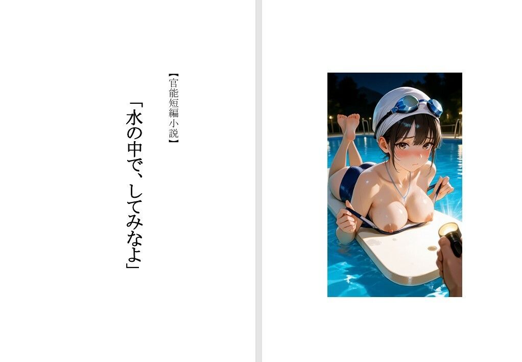 【本格短編官能小説】エロティック・ミステリー 水の中で、してみなよ - サンプル画像 1