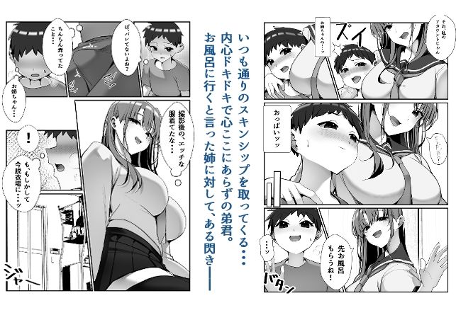 SNSでバズっている姉に筆おろししてもらう話 - サンプル画像 4