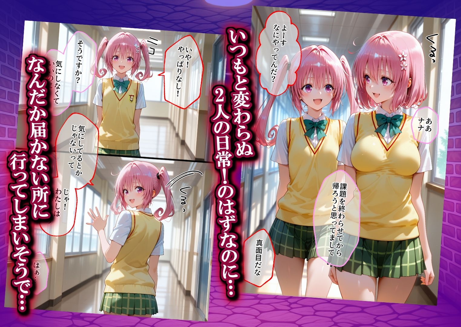 弱みを握られ製奴● 肉便器にされアヘ顔快楽地獄 姉妹編 - サンプル画像 1