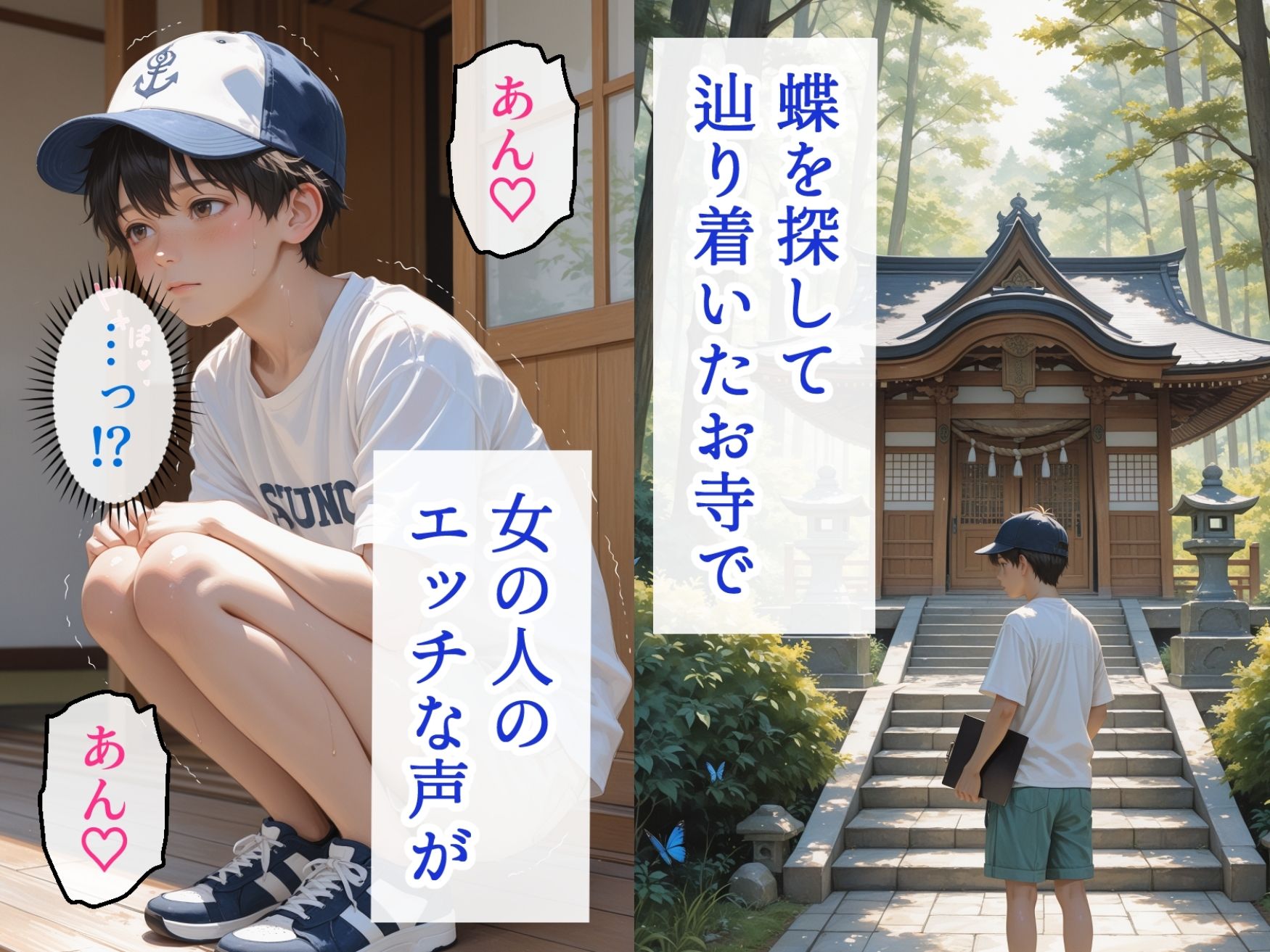 僕の初恋が崩壊した衝撃の夏休み  お姉さんの絶頂セックスを覗いてしまった僕 - サンプル画像 4