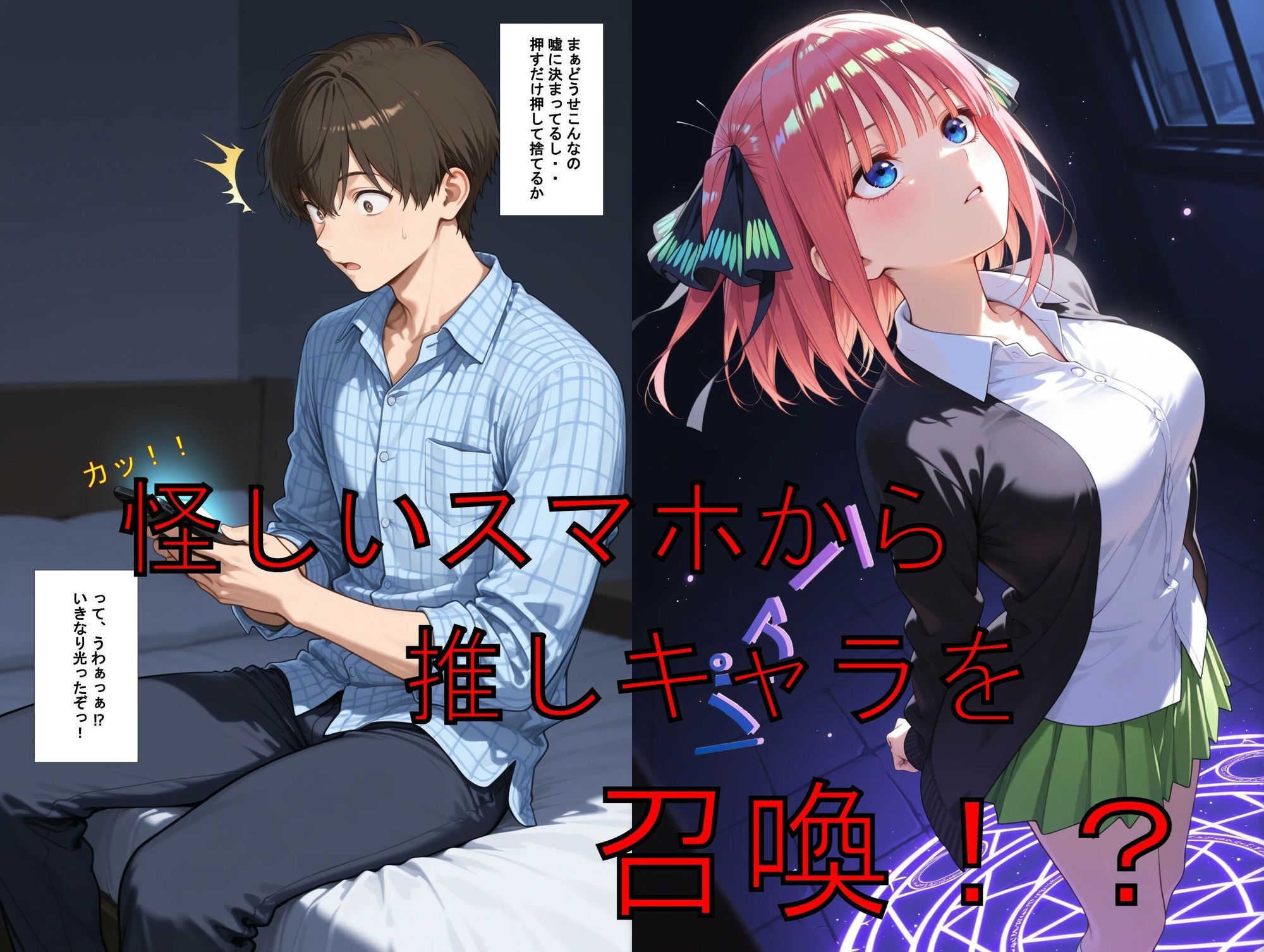 推しキャラ召喚した俺！  プライドの高い2番目次女を犯しつくす！  〜中〇  二乃〜ver - サンプル画像 1