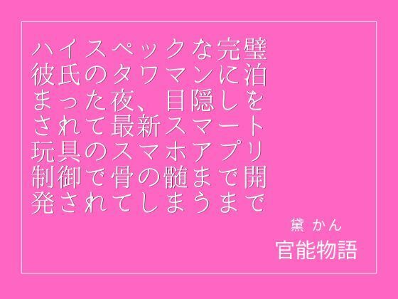 ハイスペックな完璧彼氏のタワマンに泊まった夜、目隠しをされて最新スマート玩具のスマホアプリ制御で骨の髄まで開発されてしまうまで
