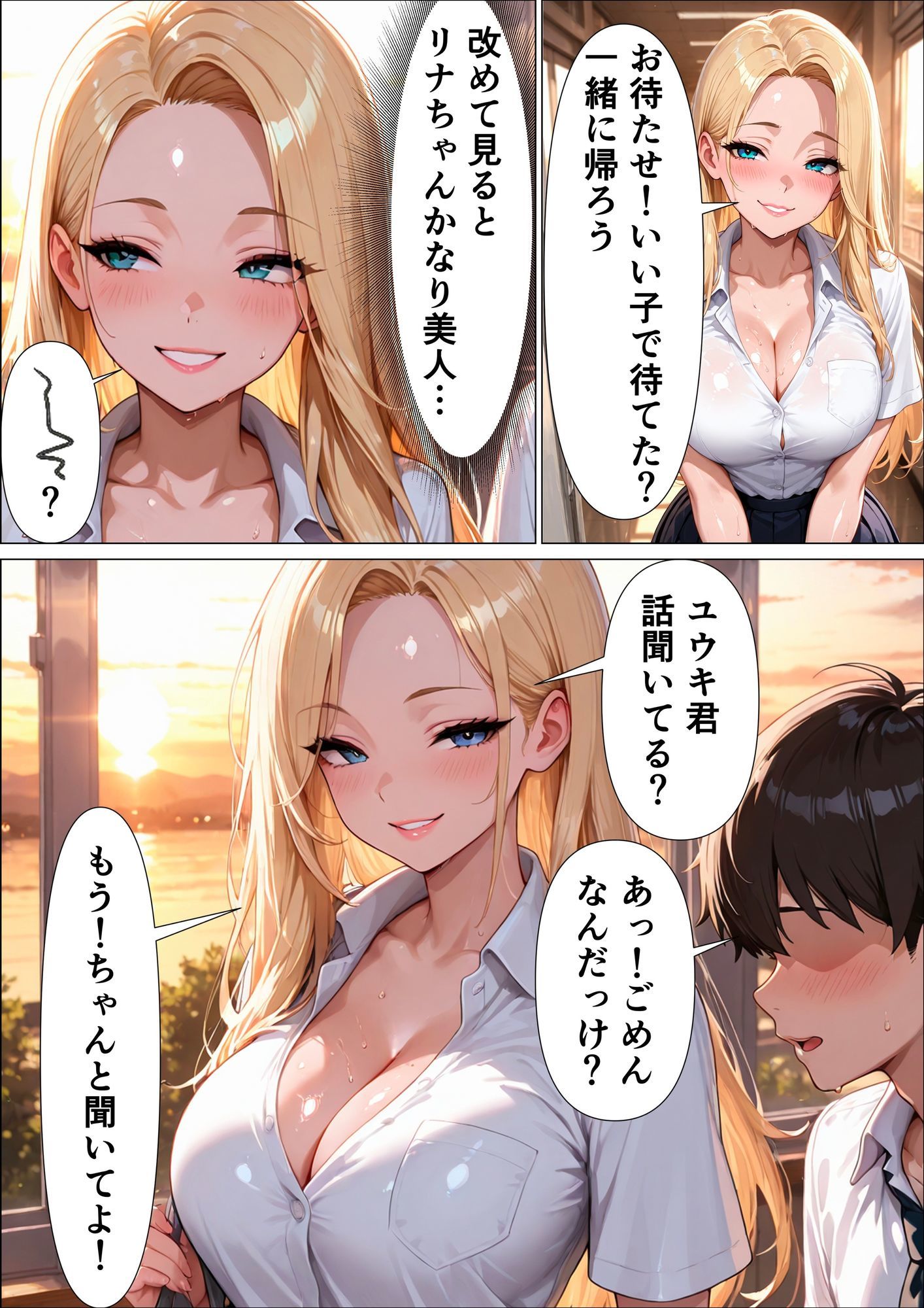 告白してきた優等生がデカチンで逆レ●プしたら気持ち良すぎて童貞チンポに中出しされた話 - サンプル画像 3
