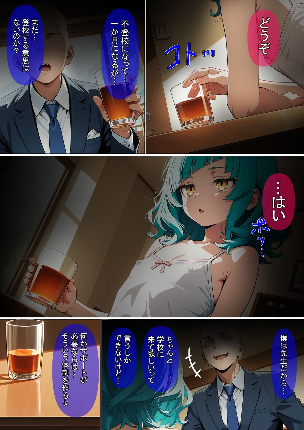 【漫画】不登校の生徒を壊した話 - サンプル画像 1
