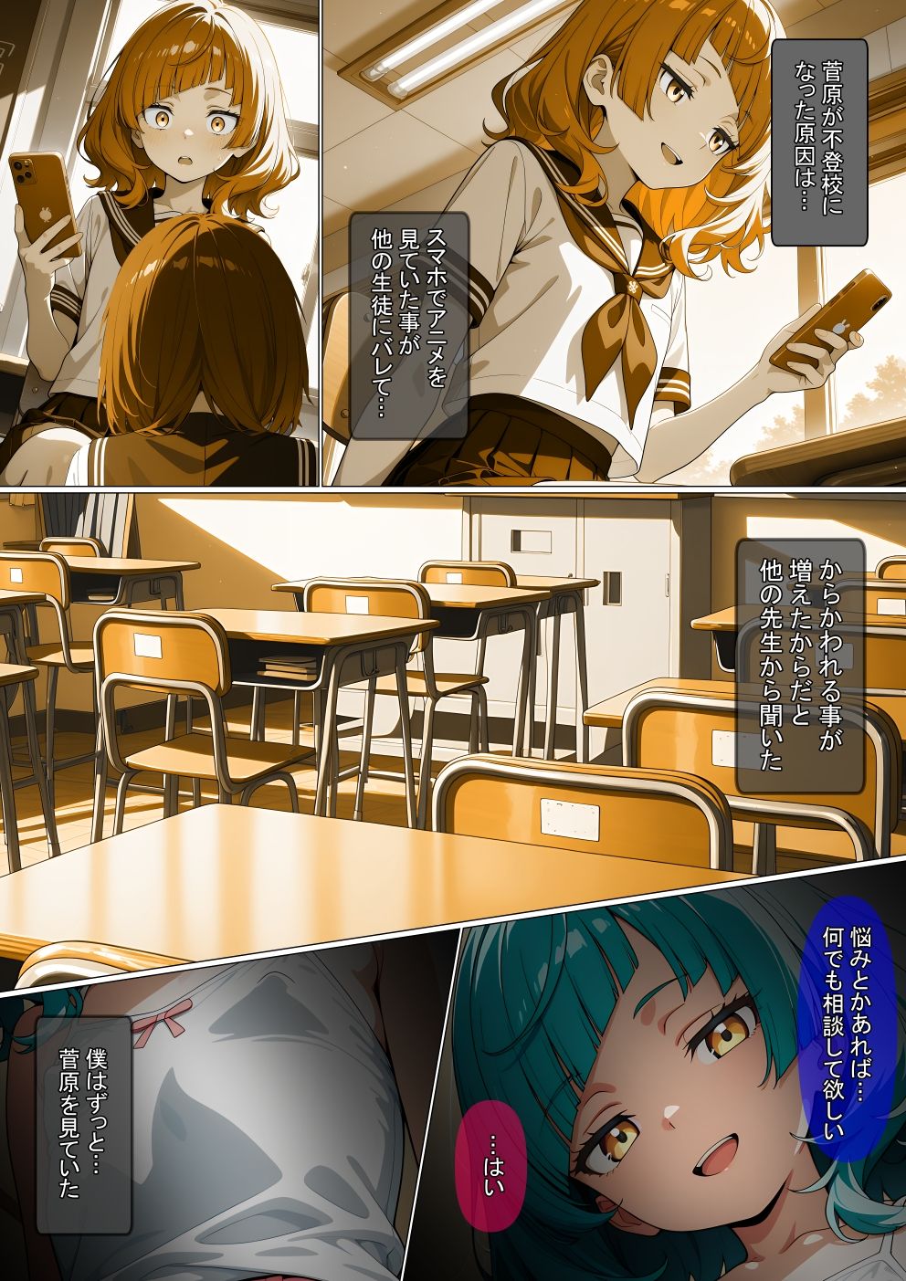 【漫画】不登校の生徒を壊した話 - サンプル画像 4