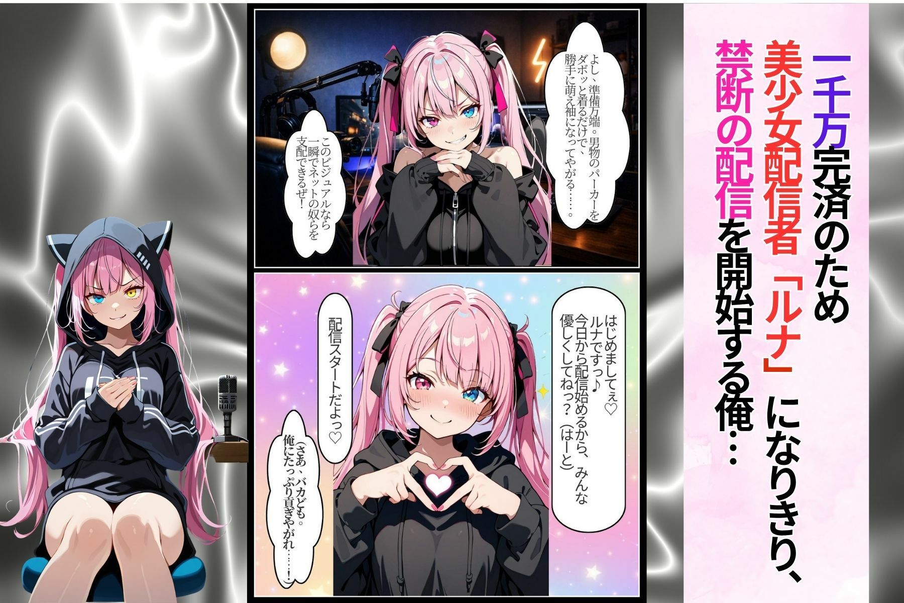 1000万の借金チートを配信したら、男の絶倫ピストンで脳まで雌堕ちさせられました - サンプル画像 3