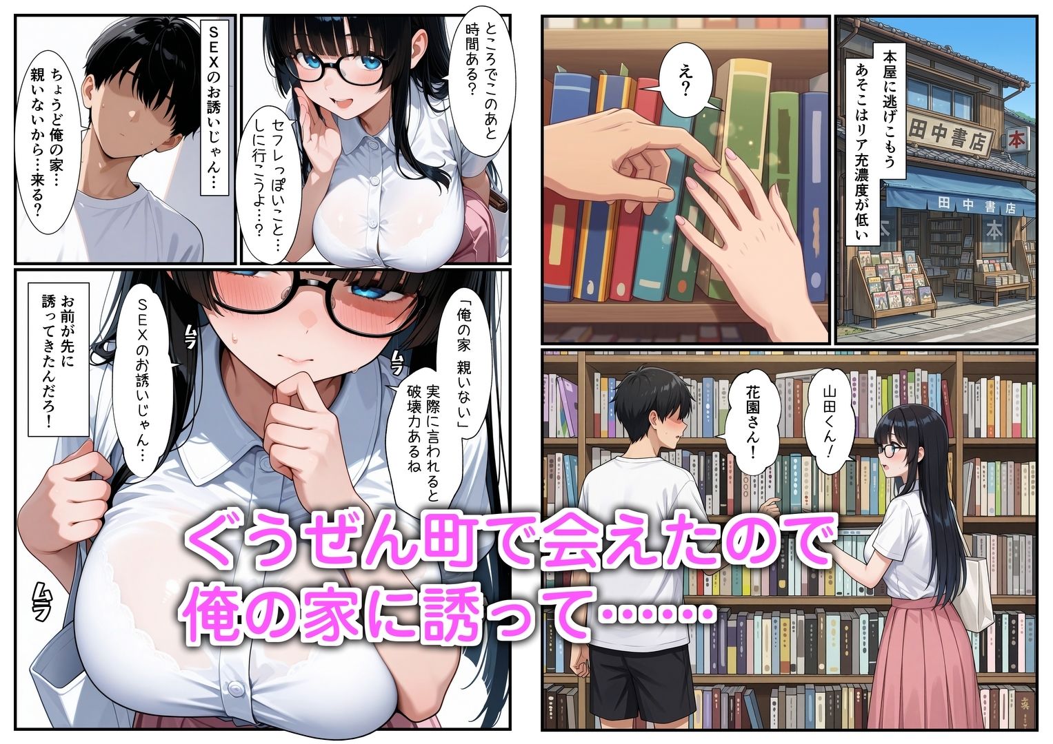 クラスの地味顔巨乳とセフレになった2 〜お家エッチ編〜 - サンプル画像 2