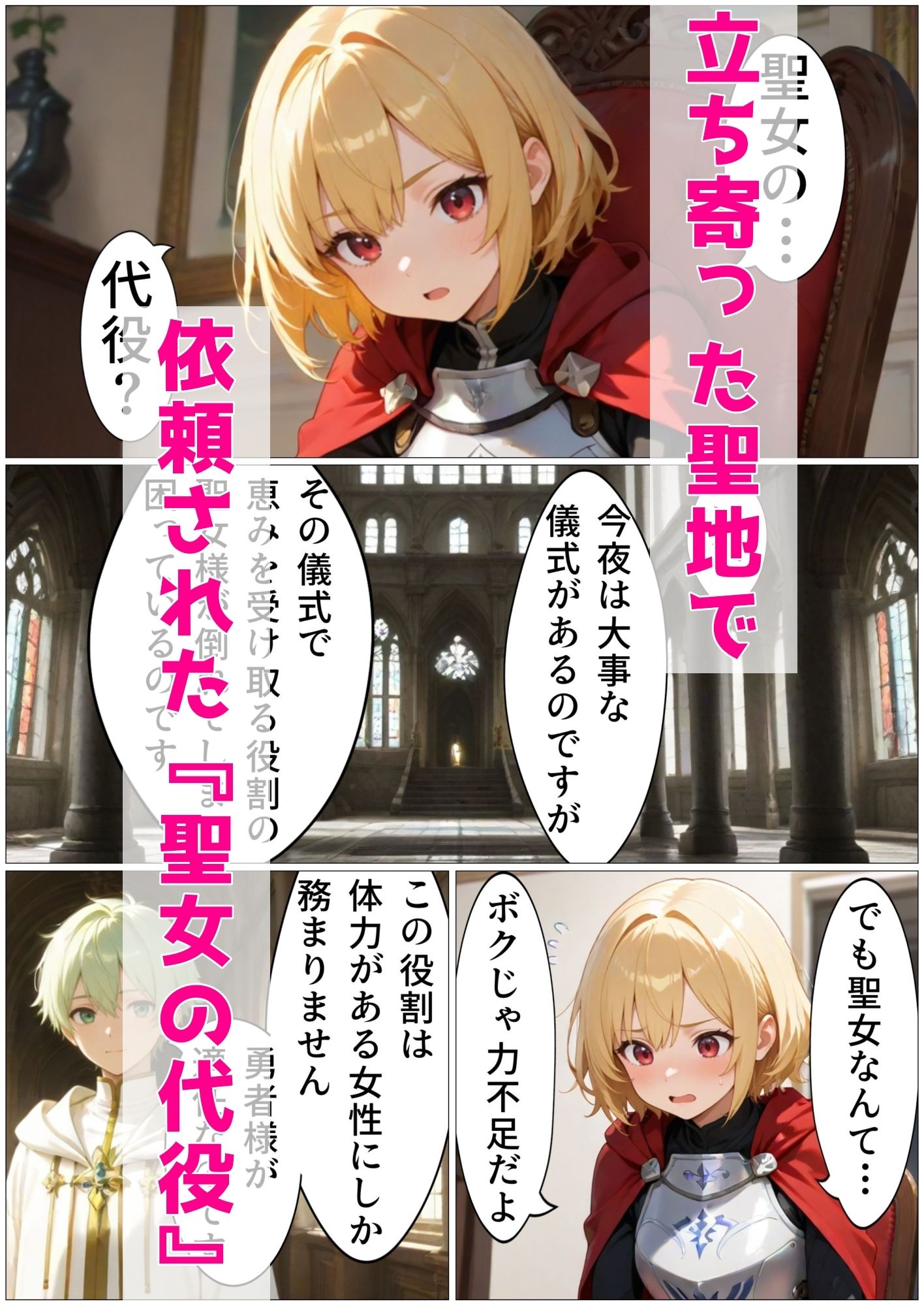 勇者は聖女に入りますか？ - サンプル画像 3