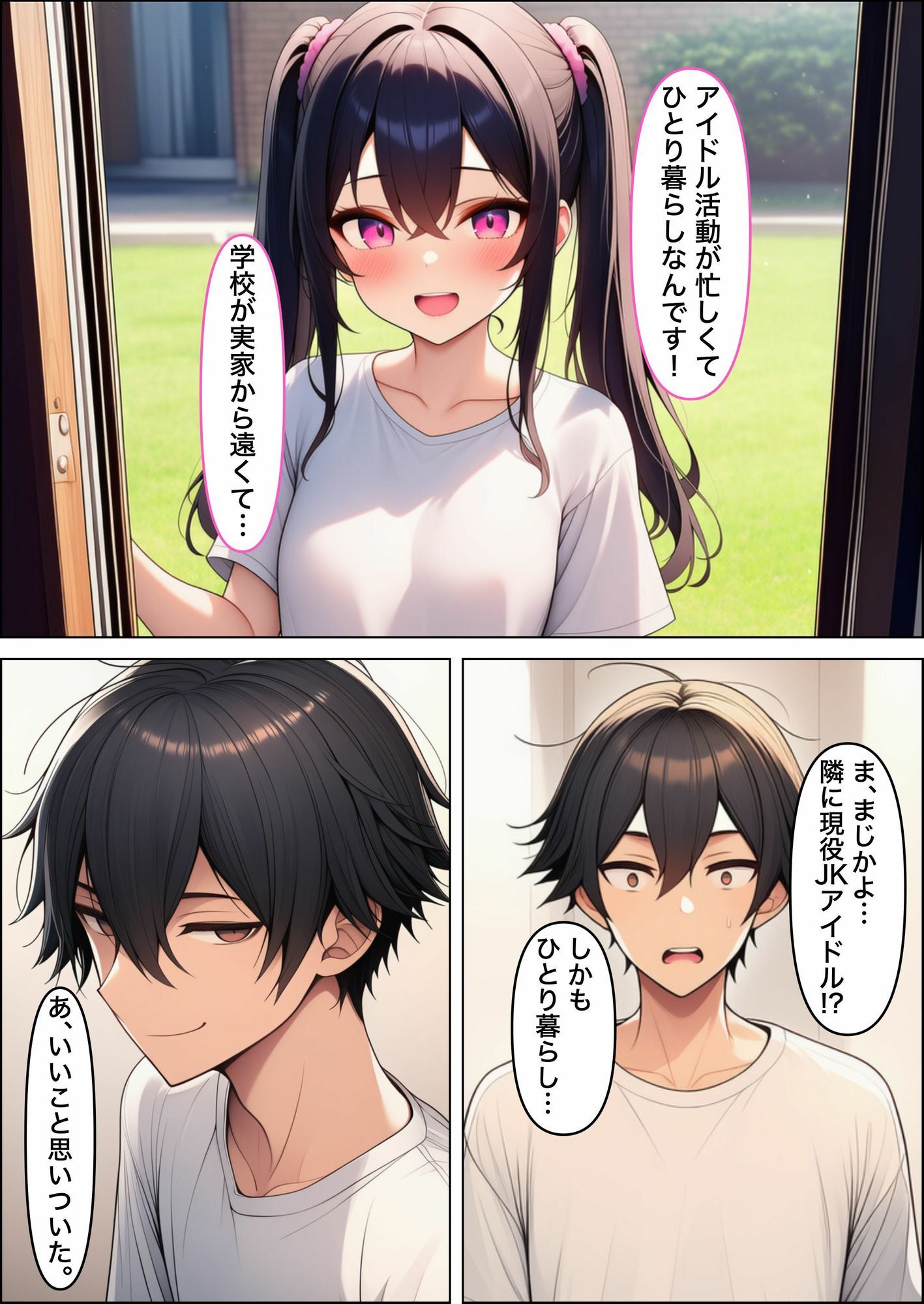 隣に引っ越してきたJKアイドルに惚れ薬を飲ませた結果…〜好き放題中出しセックス〜 - サンプル画像 3