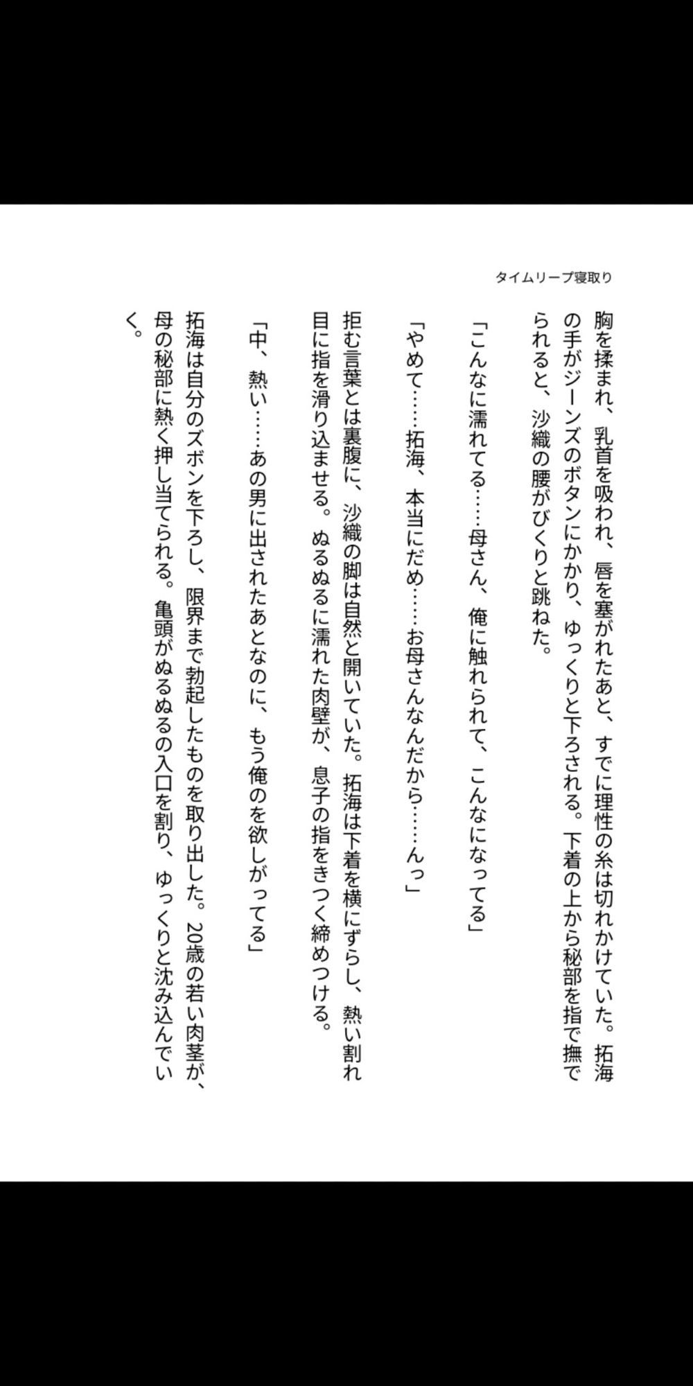 タイムリープ母子相姦 〜過去の母を寝取り孕ませる〜 - サンプル画像 3