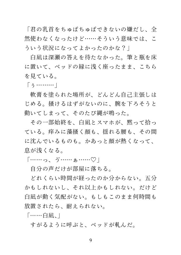 一日中玩具で責められた後に自分からおちんちんをねだる話 - サンプル画像 7