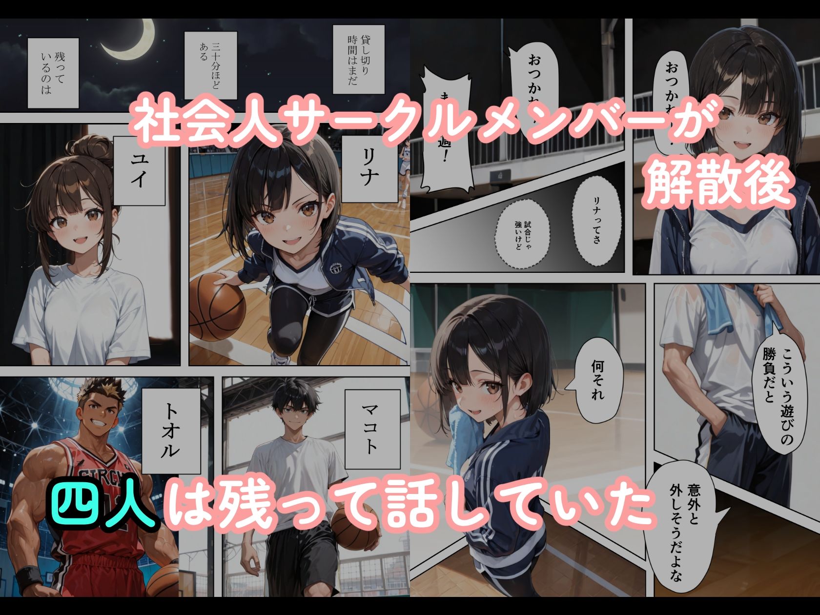 おとなのフリースロー - サンプル画像 1