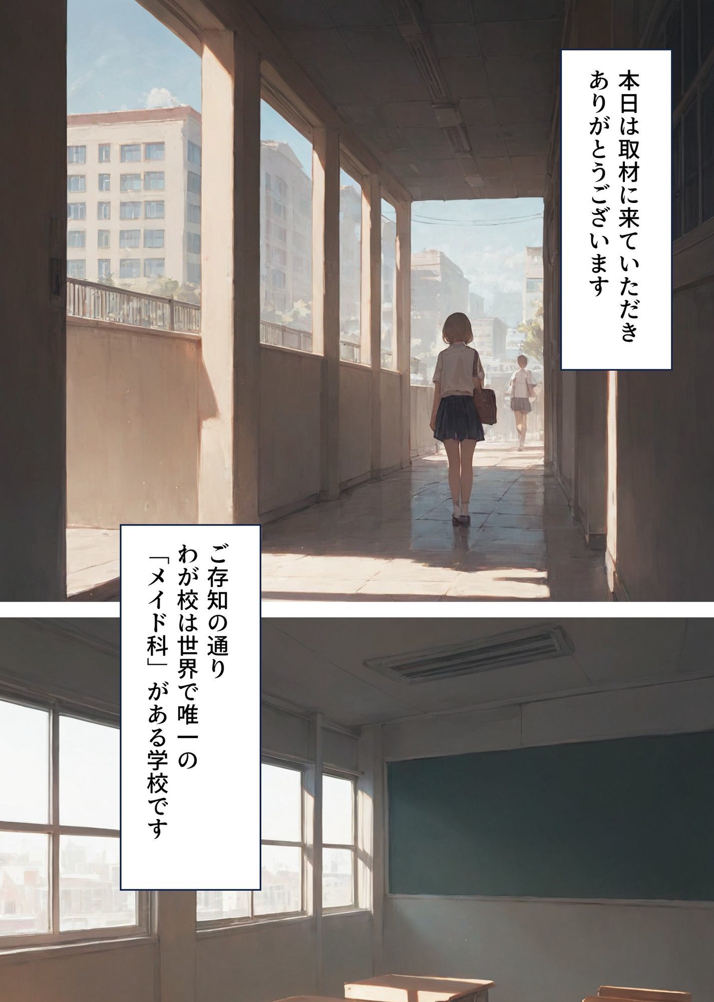 メイド学園の性奉仕授業 - サンプル画像 1