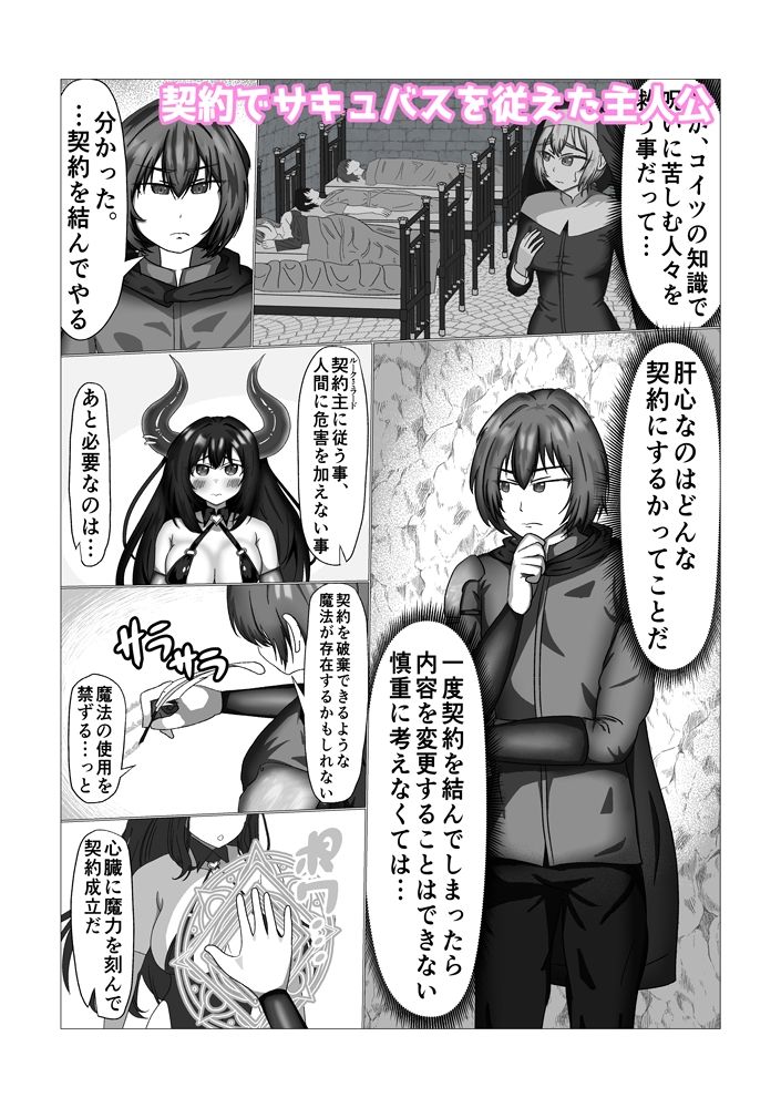 サキュバスを隷属させた俺  なぜか♀堕ちして主従逆転してしまう - サンプル画像 1