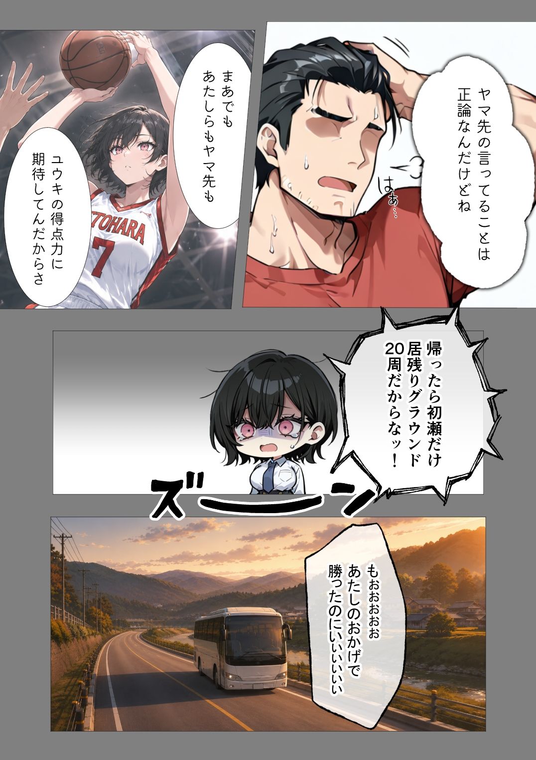 孕トモ-バスケ部顧問に孕まされた親友- - サンプル画像 5