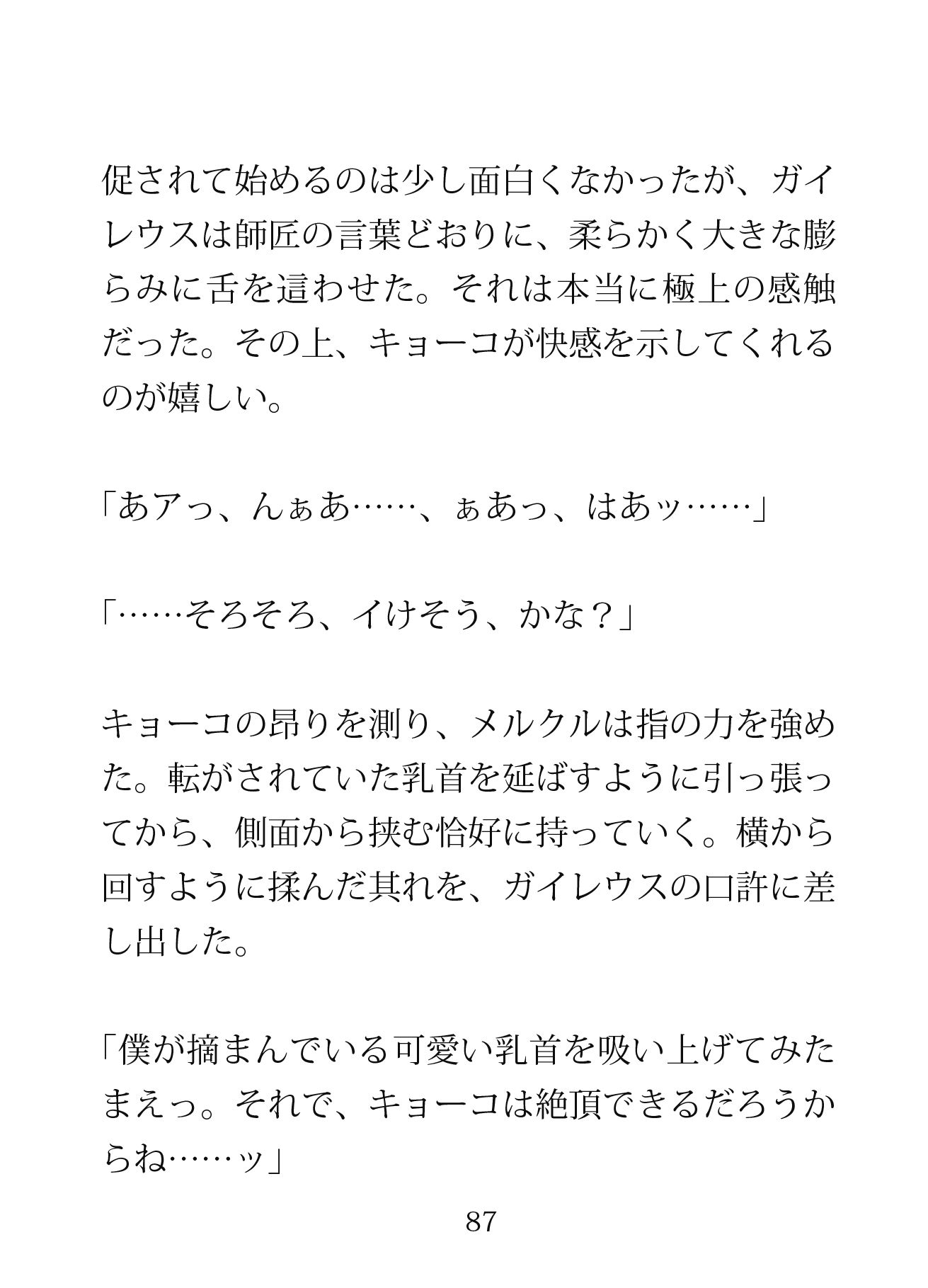 もとの世界に戻るには精液が必要です―空理の森で天才師匠とヘタレ兄弟子に挟まれるW理力増幅3P― - サンプル画像 5