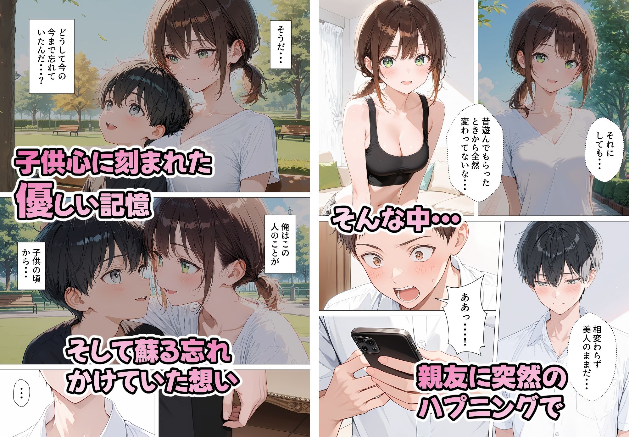 親友のお母さんに何度も種付けをした夏の夜 - サンプル画像 2