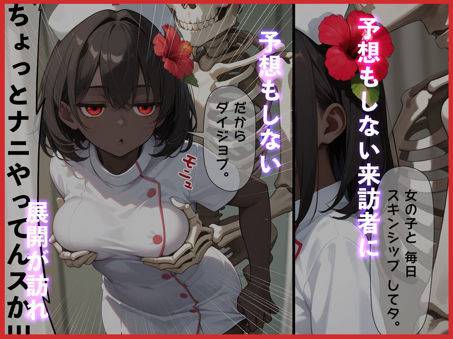 茉希菜のAIスイーツガールズ1【ジト目ナースちゃん編】 - サンプル画像 3