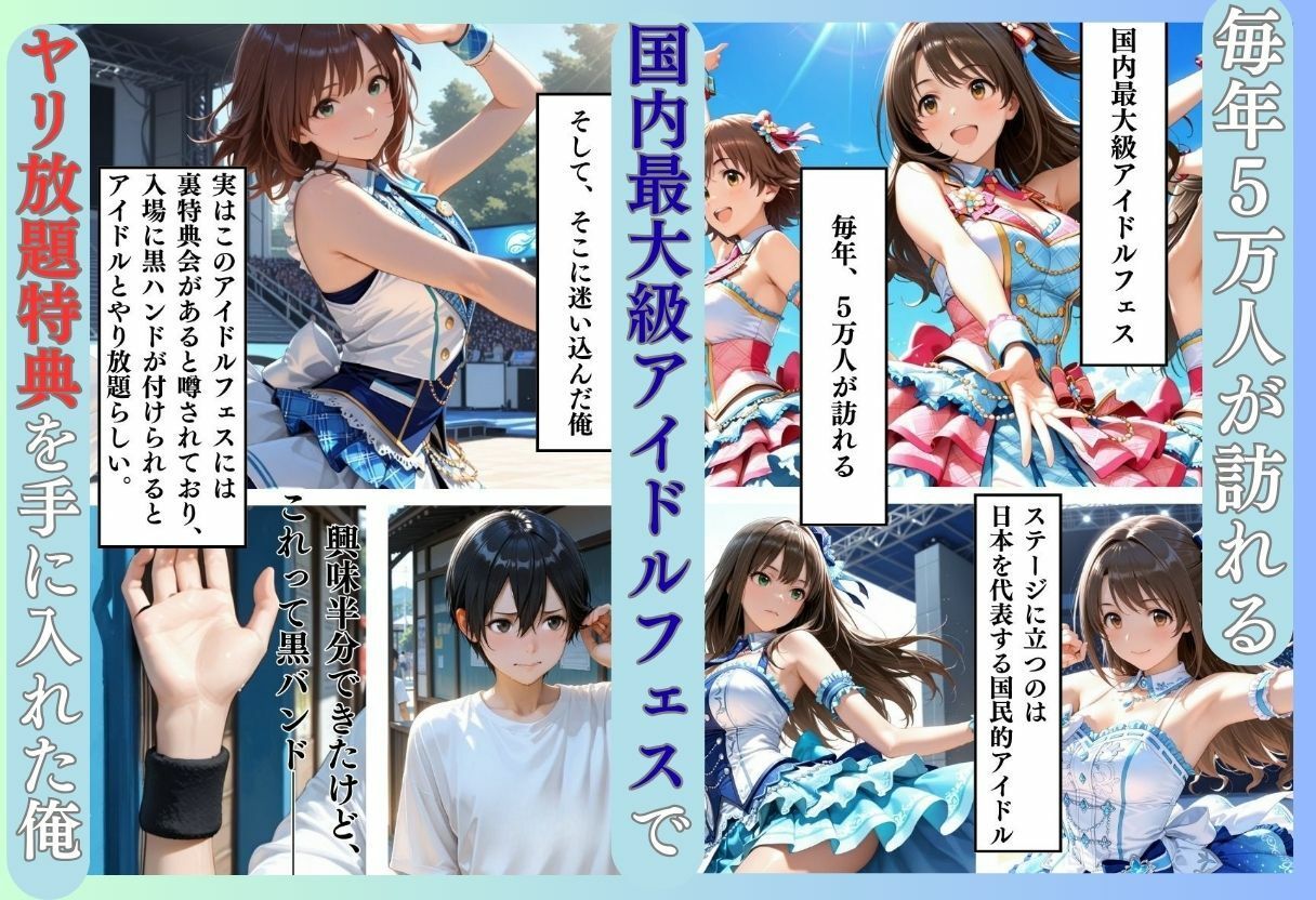 アイドルの裏特典・・・やり放題アイドルフェス - サンプル画像 1