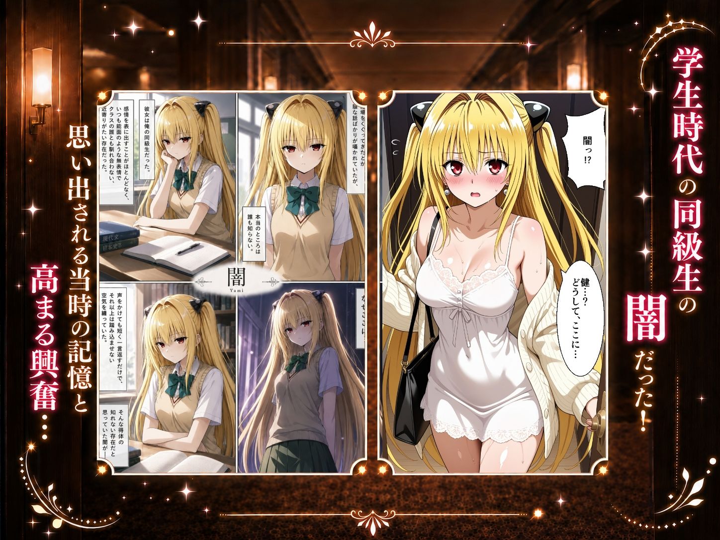 扉を開けたら闇が立っていた - サンプル画像 2