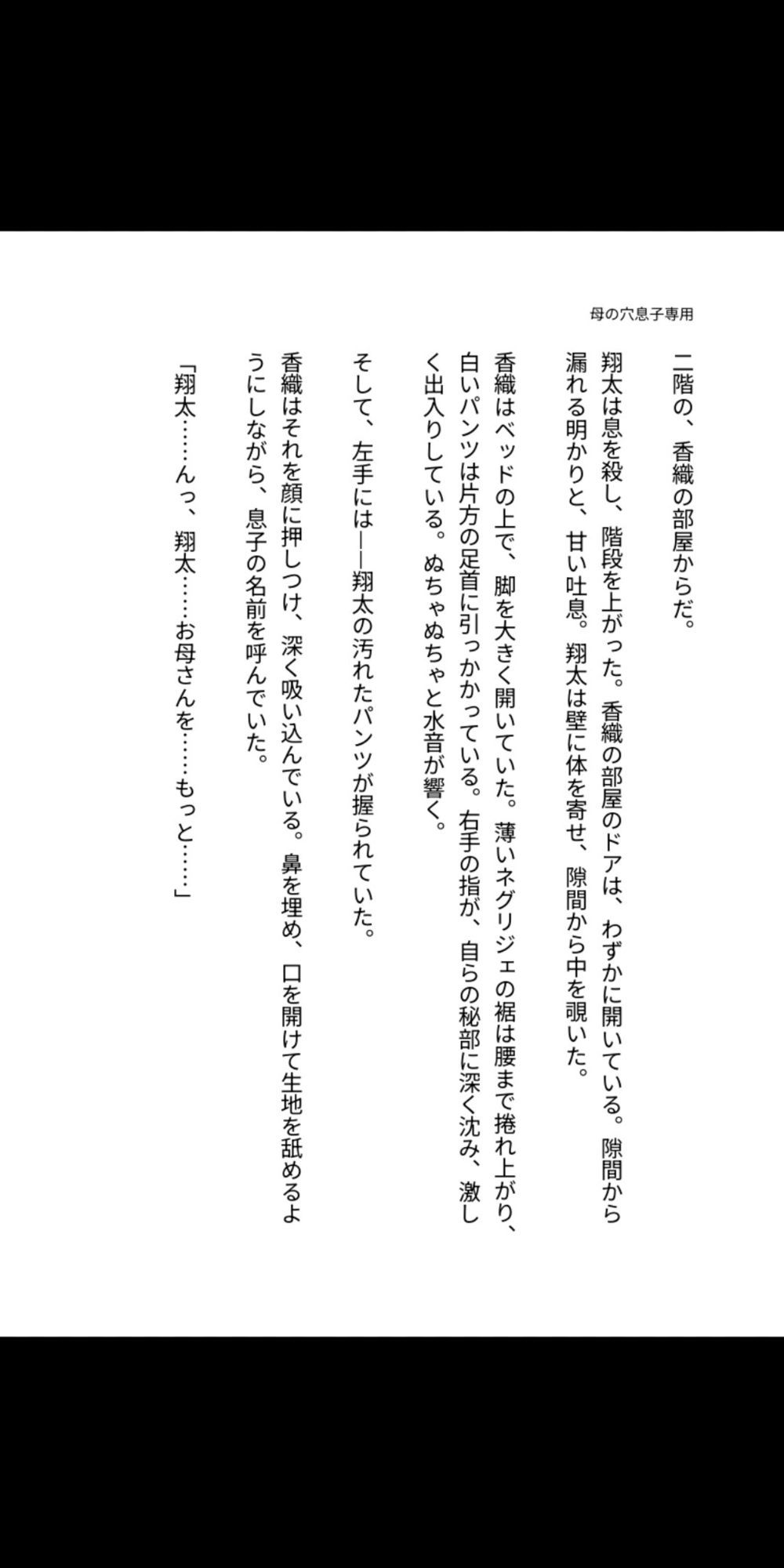母の穴は、息子専用  〜熟母、禁忌に堕ちるまで〜 - サンプル画像 1