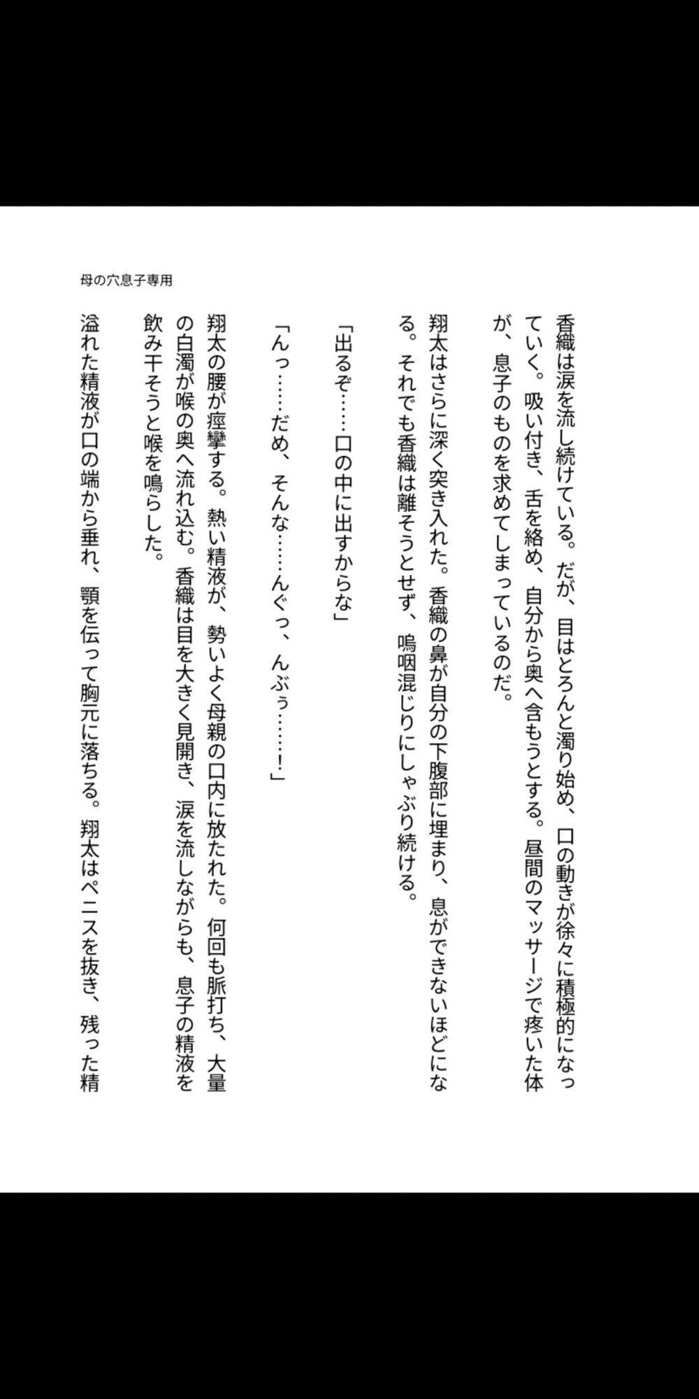母の穴は、息子専用  〜熟母、禁忌に堕ちるまで〜 - サンプル画像 2
