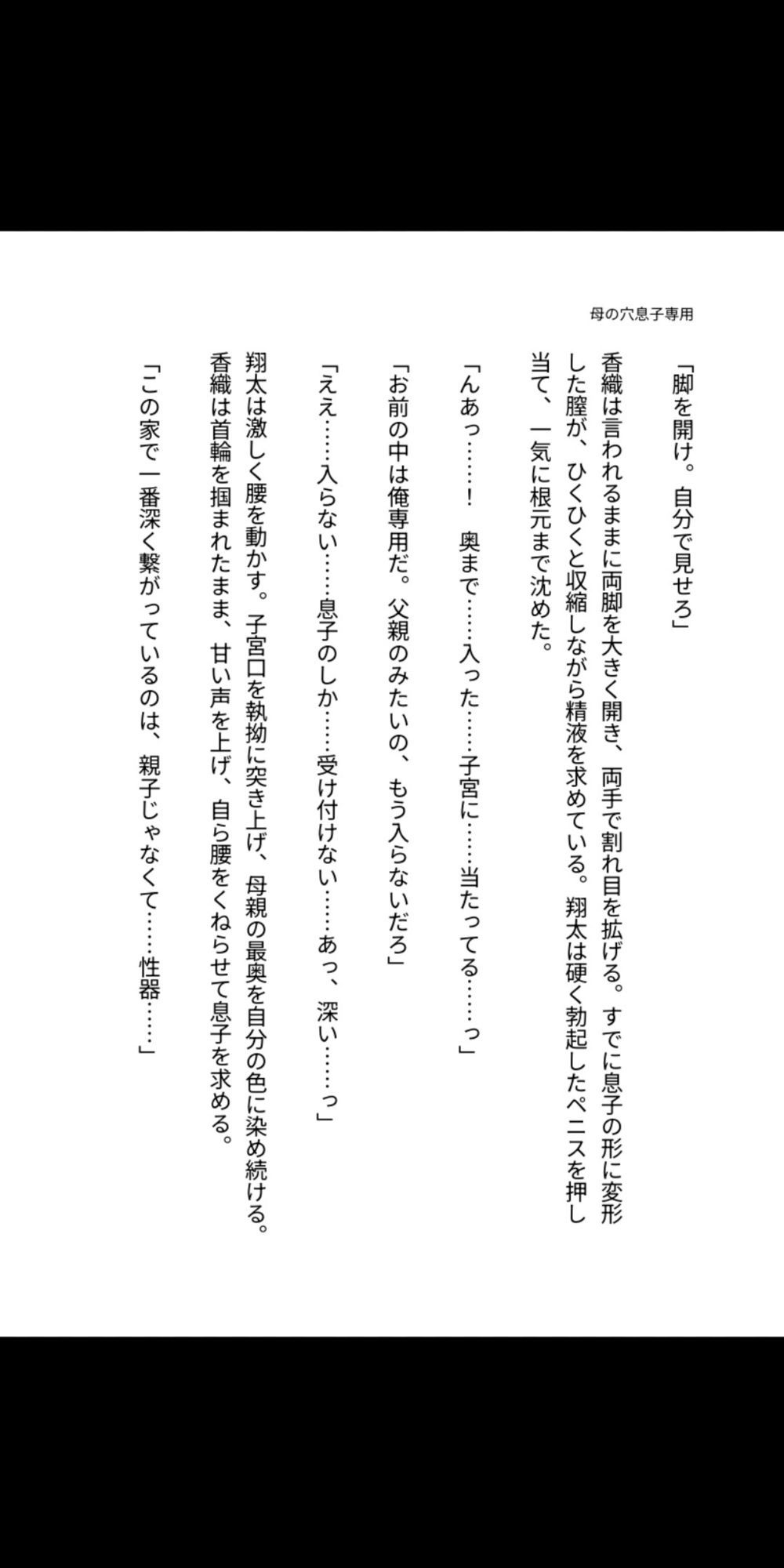 母の穴は、息子専用  〜熟母、禁忌に堕ちるまで〜 - サンプル画像 5