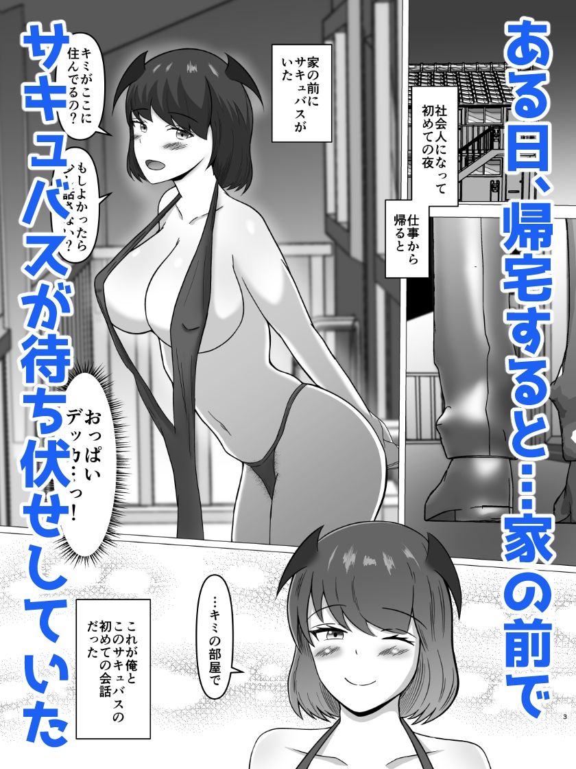 搾精ノルマに追われて毎日中出しさせてくれる剛毛サキュバスが俺のことを好きすぎる件 - サンプル画像 1