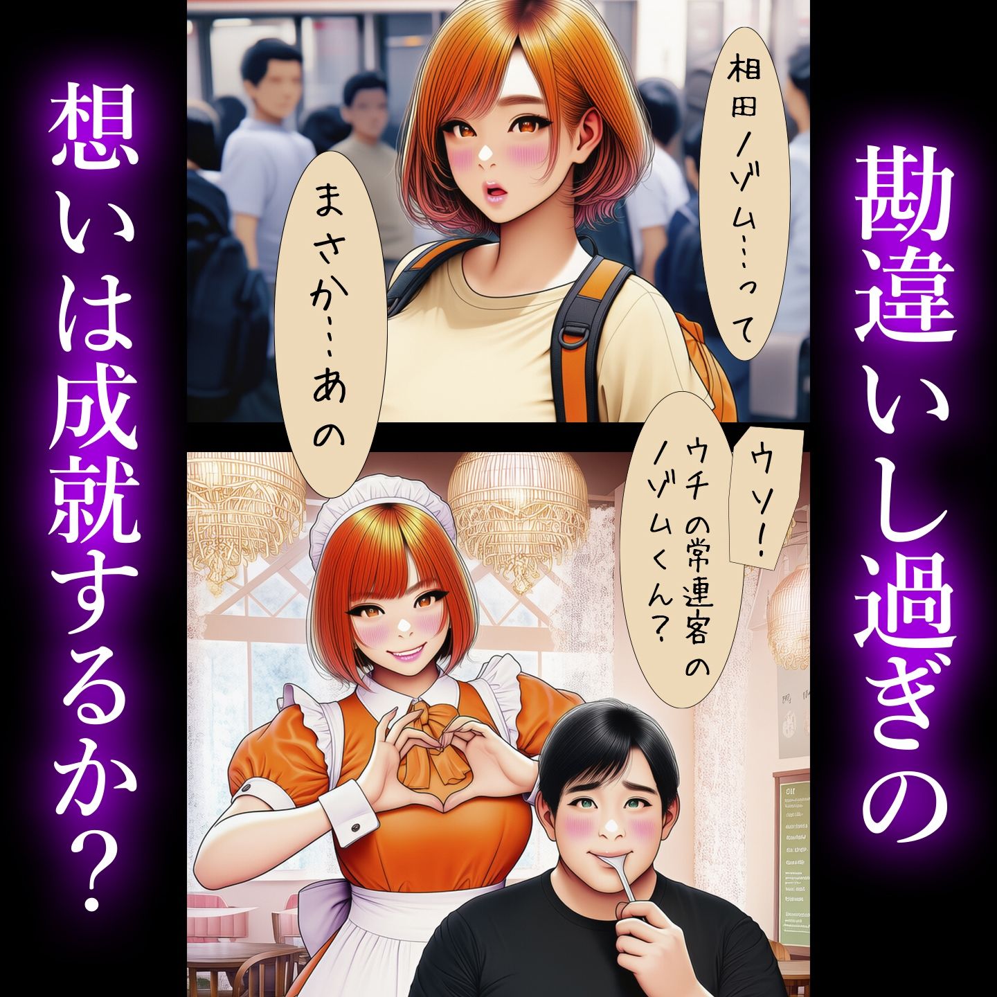 【TSF熟女化】完熟チェンジ 元男の中年モブ女が想いを遂げ豊満熟女百合カップルになるまで - サンプル画像 2