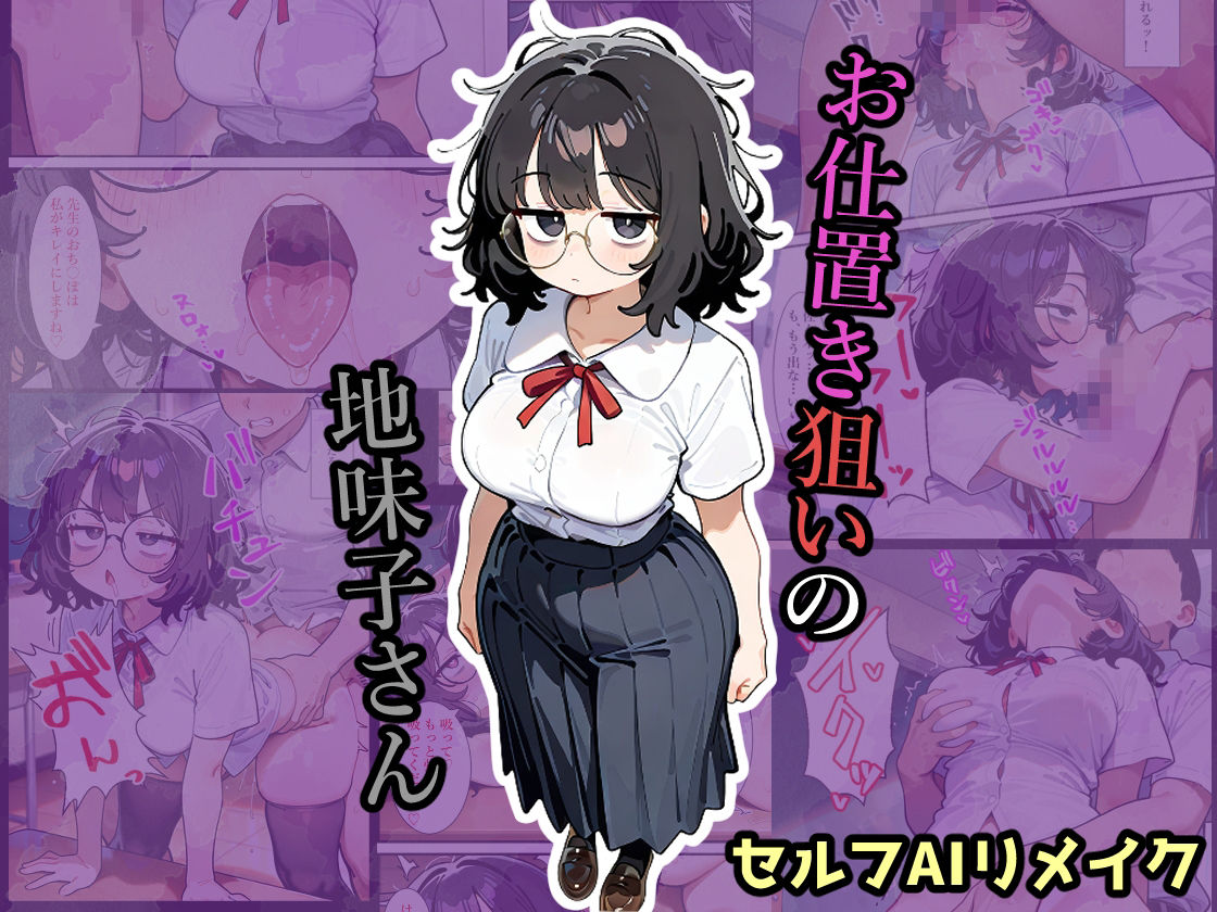 お仕置き狙いの地味子さん【セルフAIリメイクver】 - サンプル画像 5
