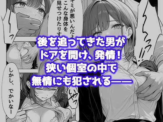 就活帰りの電車で居眠り…パンツ丸見えだった女子大生が駅トイレで中年に犯●れた件 - サンプル画像 5