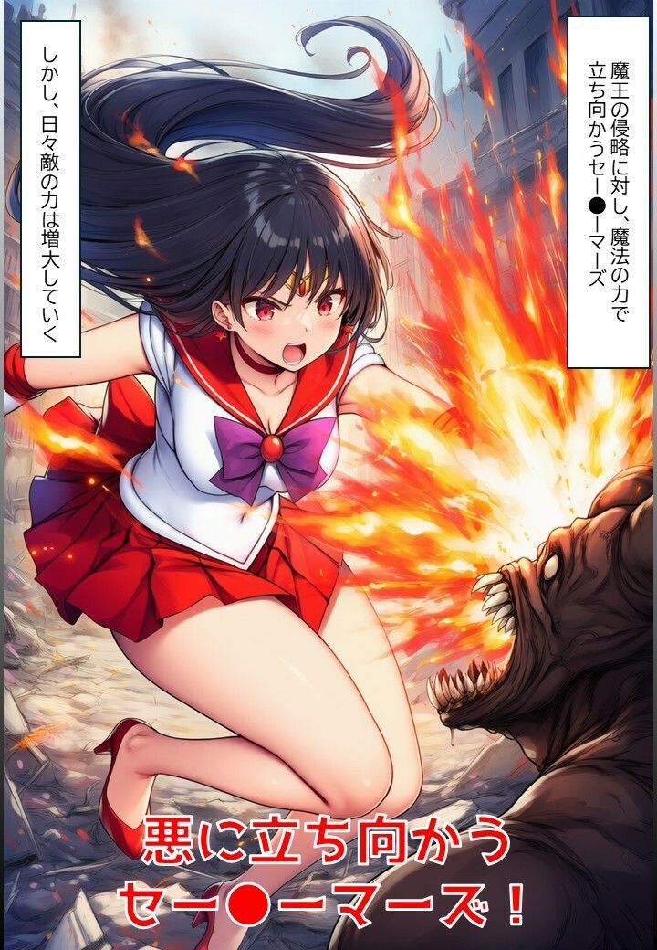 火星戦士の悪堕ち〜セー●ーマーズの受難〜 - サンプル画像 1