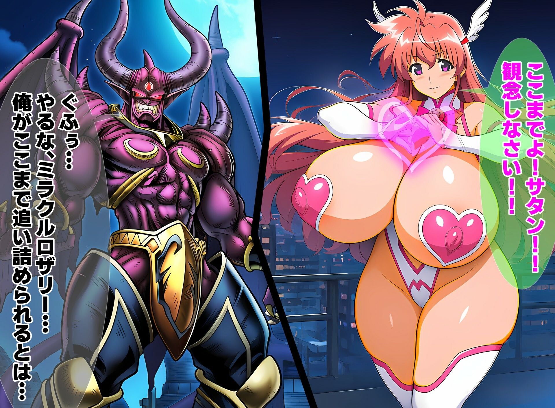 超乳天使ミラクル・ロザリー 聖戦士と白濁の誓い - サンプル画像 1