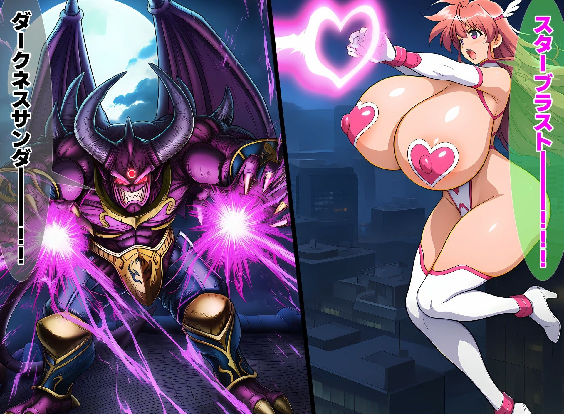 超乳天使ミラクル・ロザリー 聖戦士と白濁の誓い - サンプル画像 2